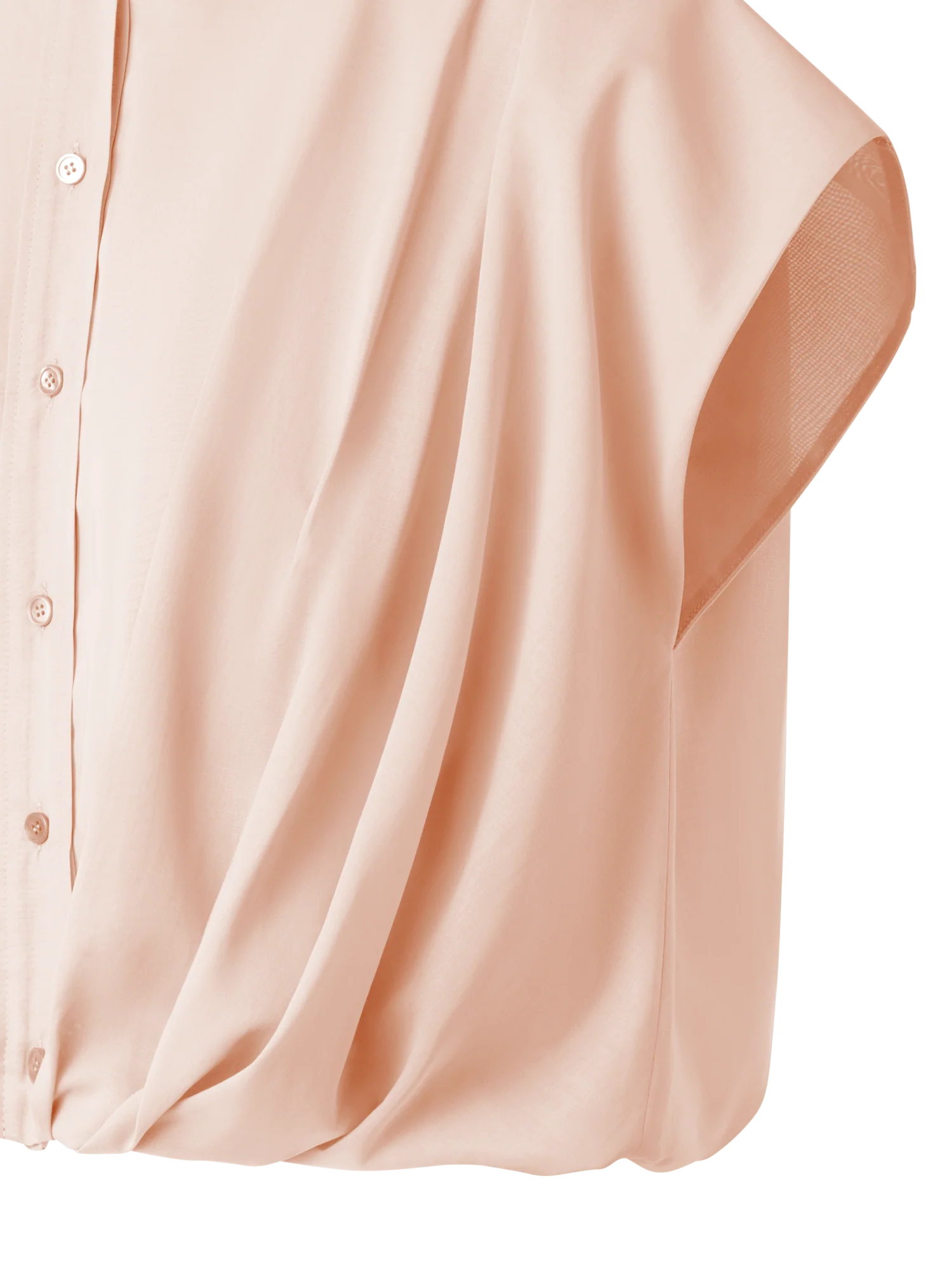 Sleeveless Cotton Voile Blouse - Image 2