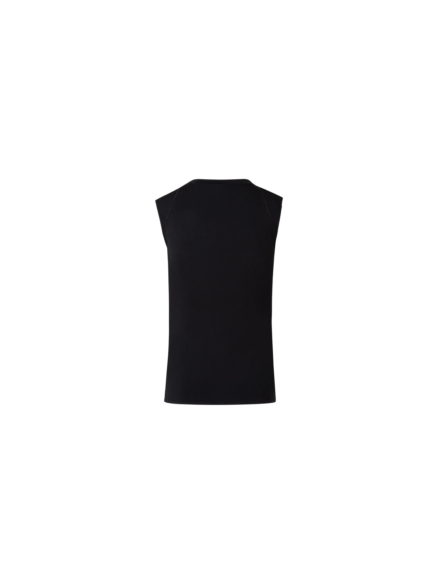 Sleeveless Knit Top in Silk Stretch - Image 4