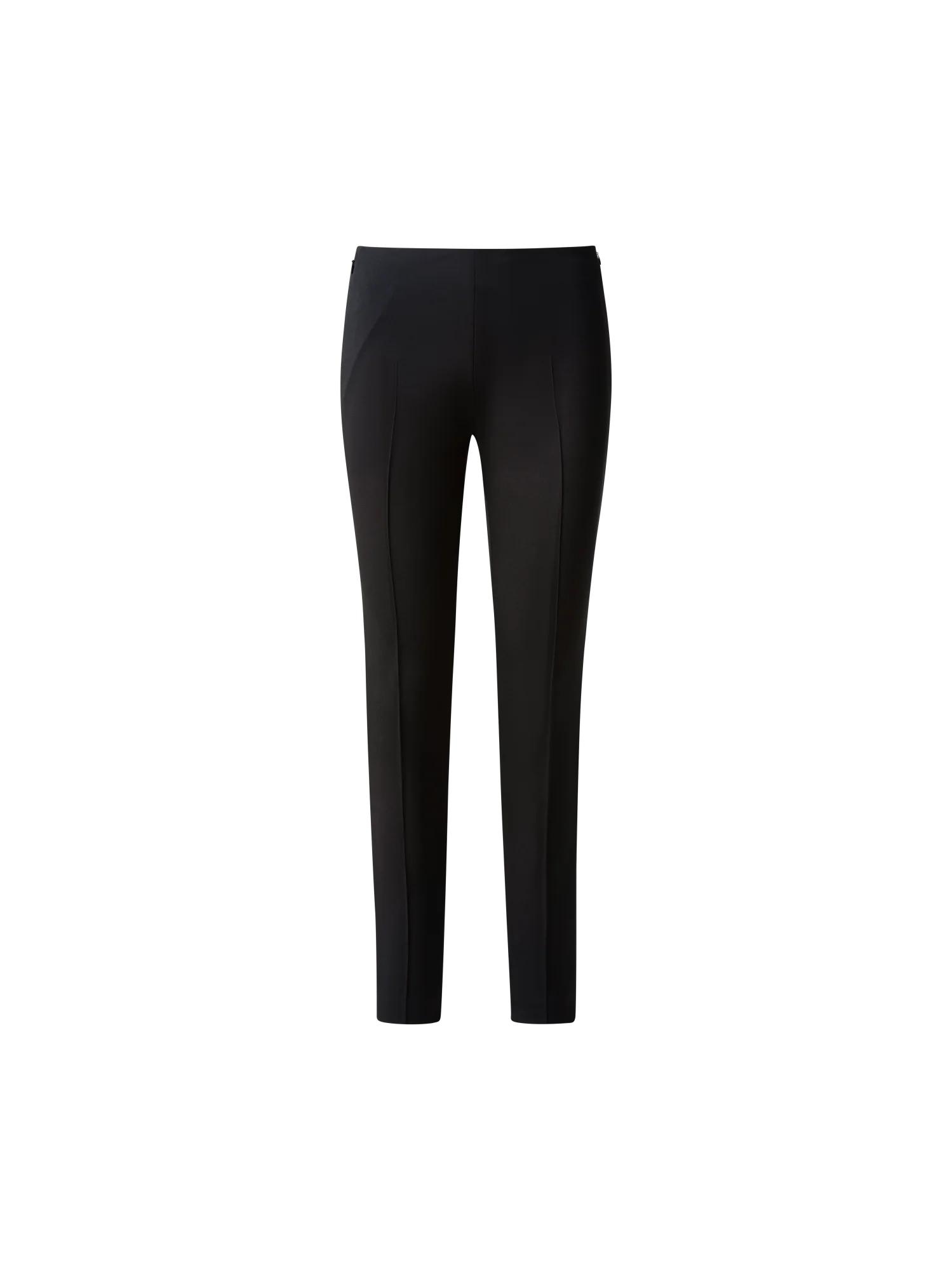 Slim Silk Stretch Crêpe Pants