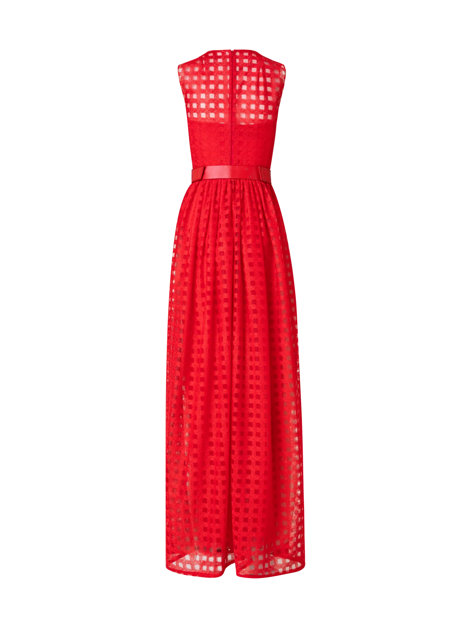 Square Embroidery on Tulle Gown - Image 3