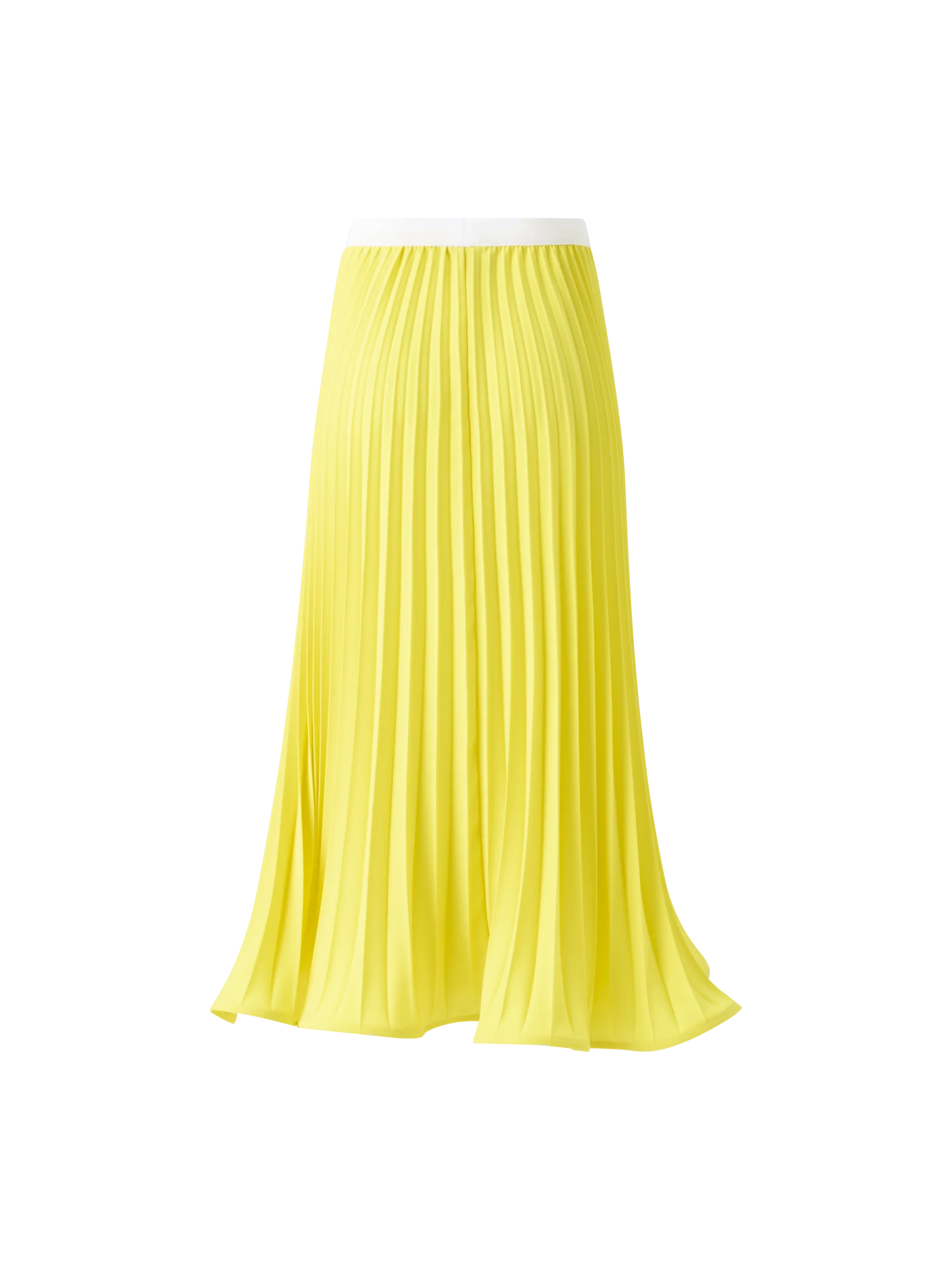 A-Line Plissé Pleated Midi Skirt - Image 5