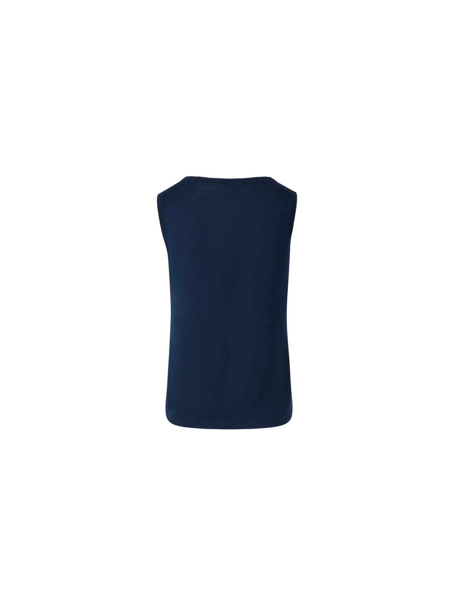 Boat Neck Lightweight Merino Wool Knit Top - Image 5