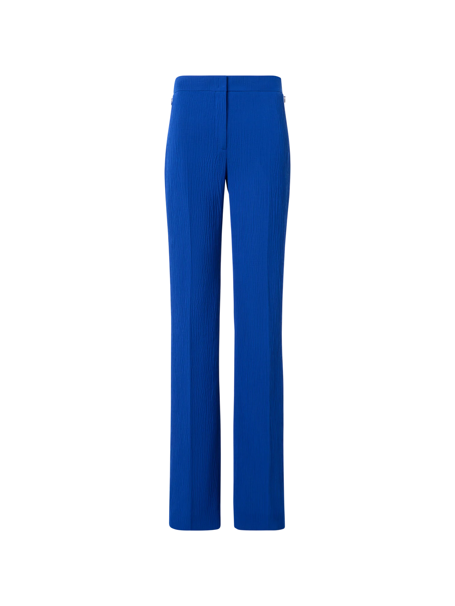 Carl Straight Pants in Structured Cotton Silk