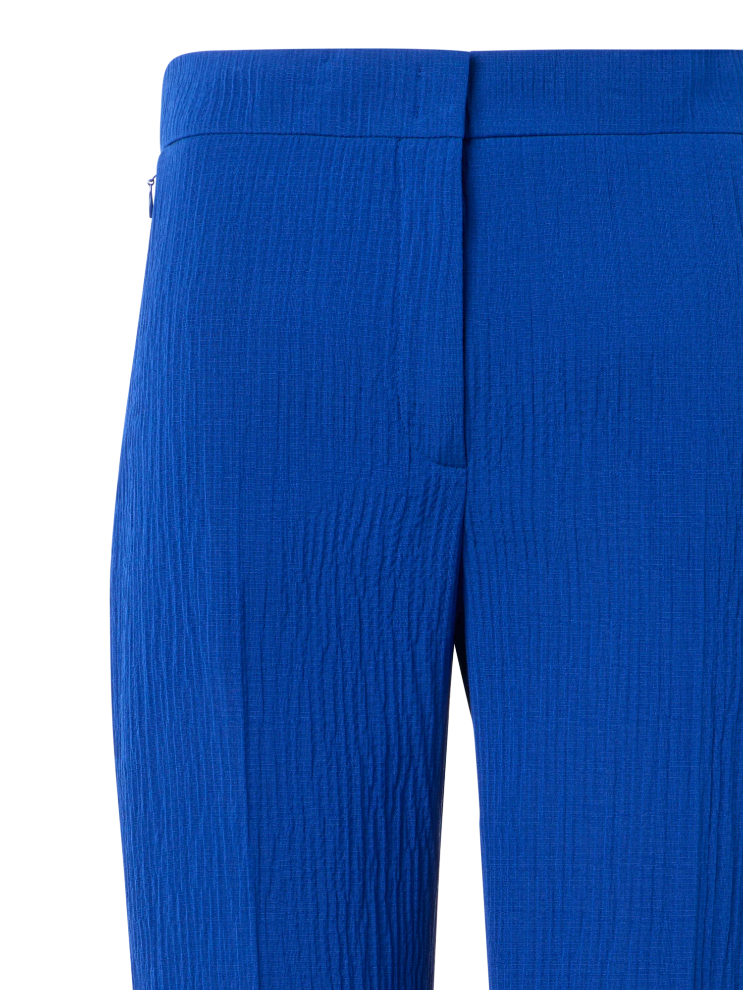 Carl Straight Pants in Structured Cotton Silk - Image 3