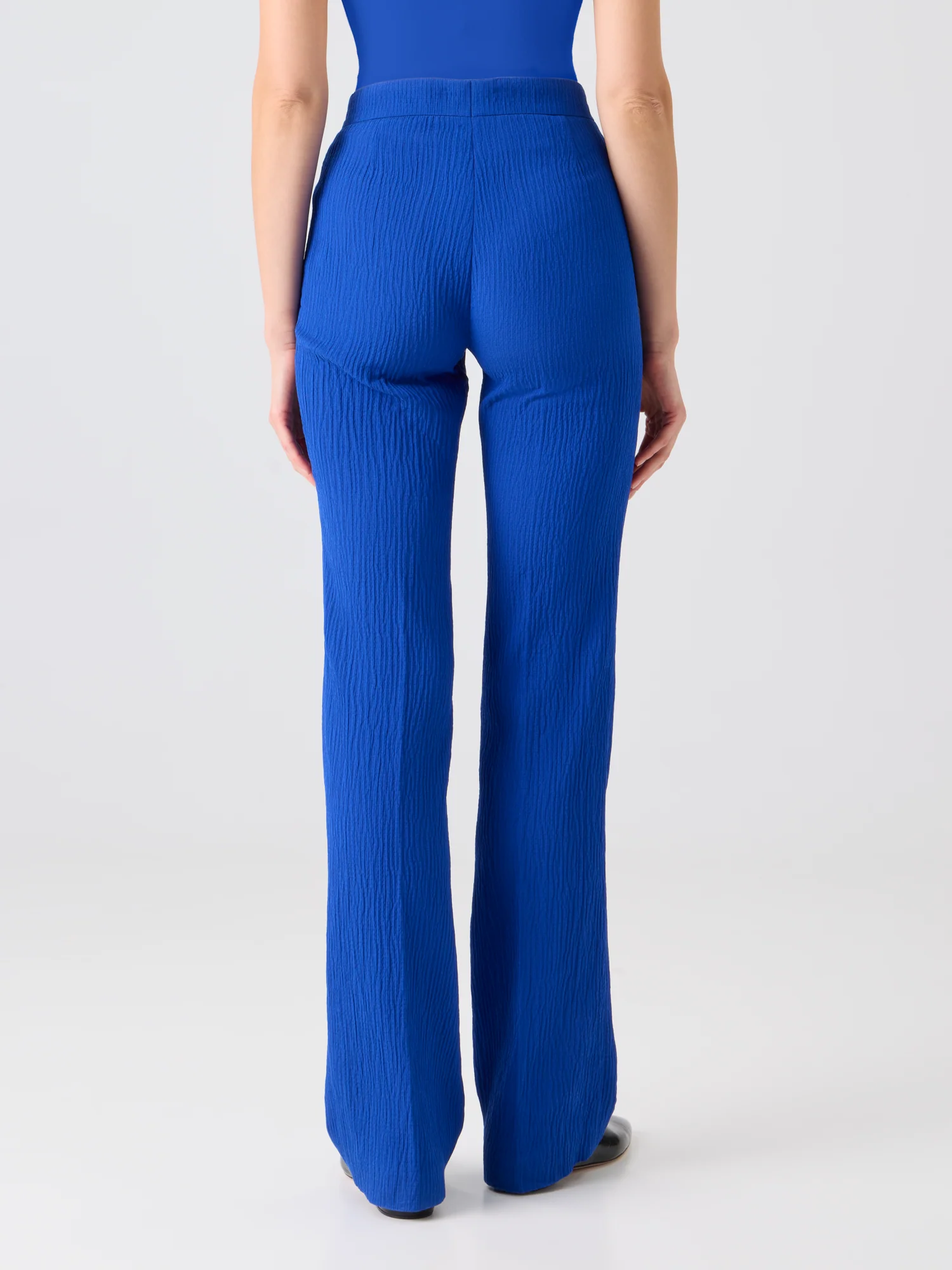 Carl Straight Pants in Structured Cotton Silk - Image 6