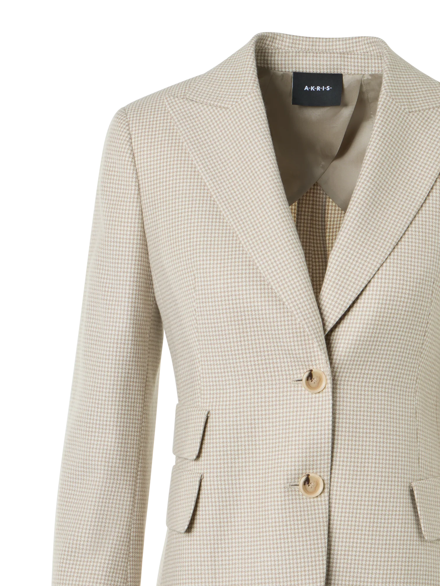 Cashmere Pepita Two-Button Jacket - Image 5