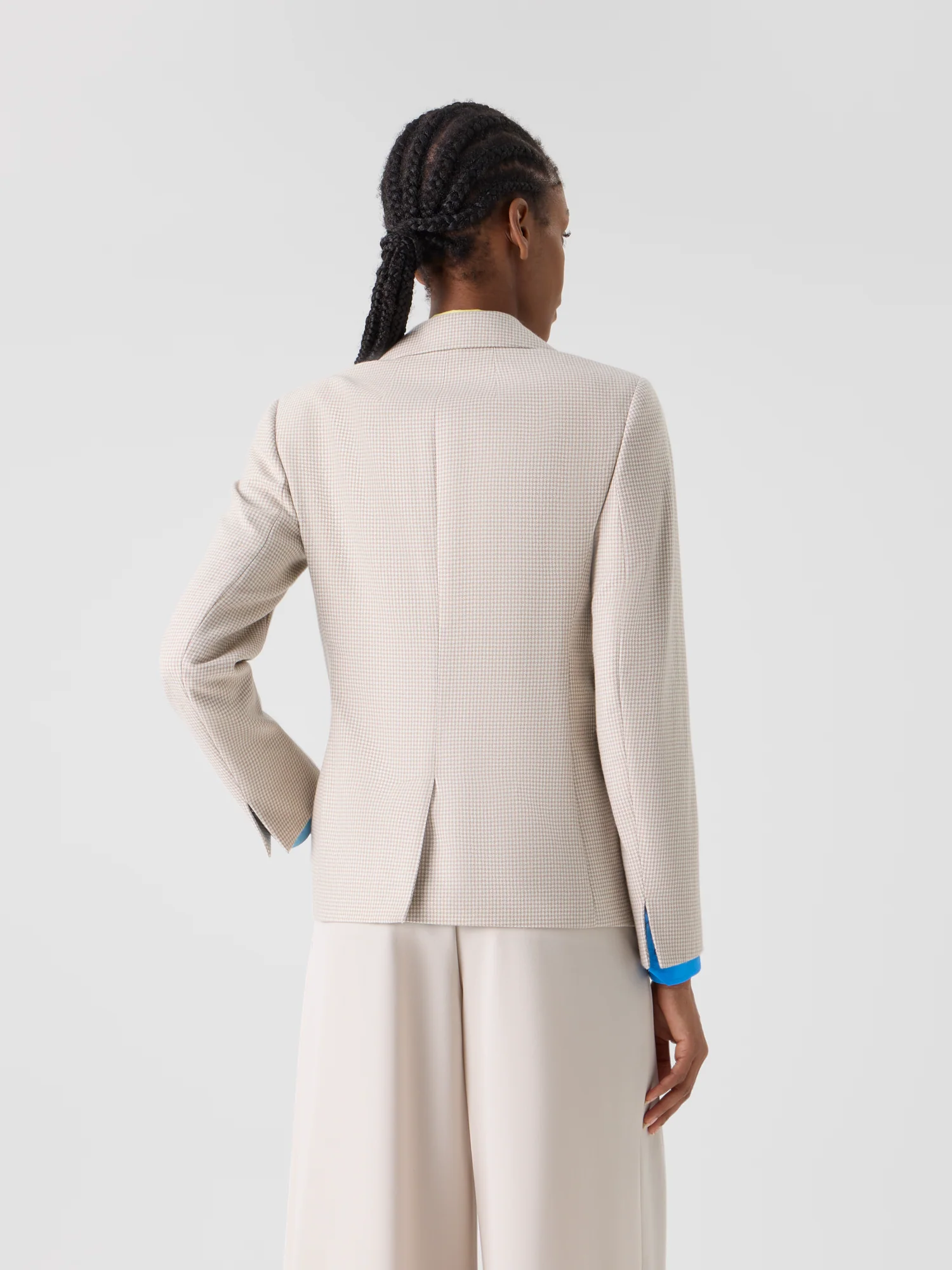Cashmere Pepita Two-Button Jacket - Image 6