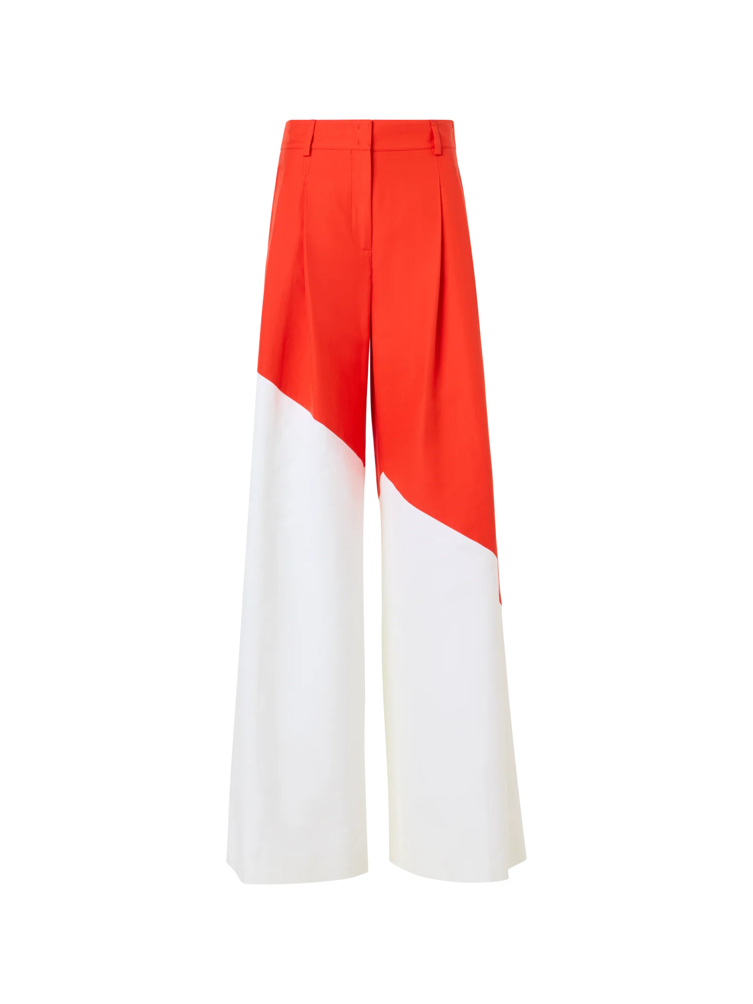 Cassie Wide Pants with Polygon Patchwork