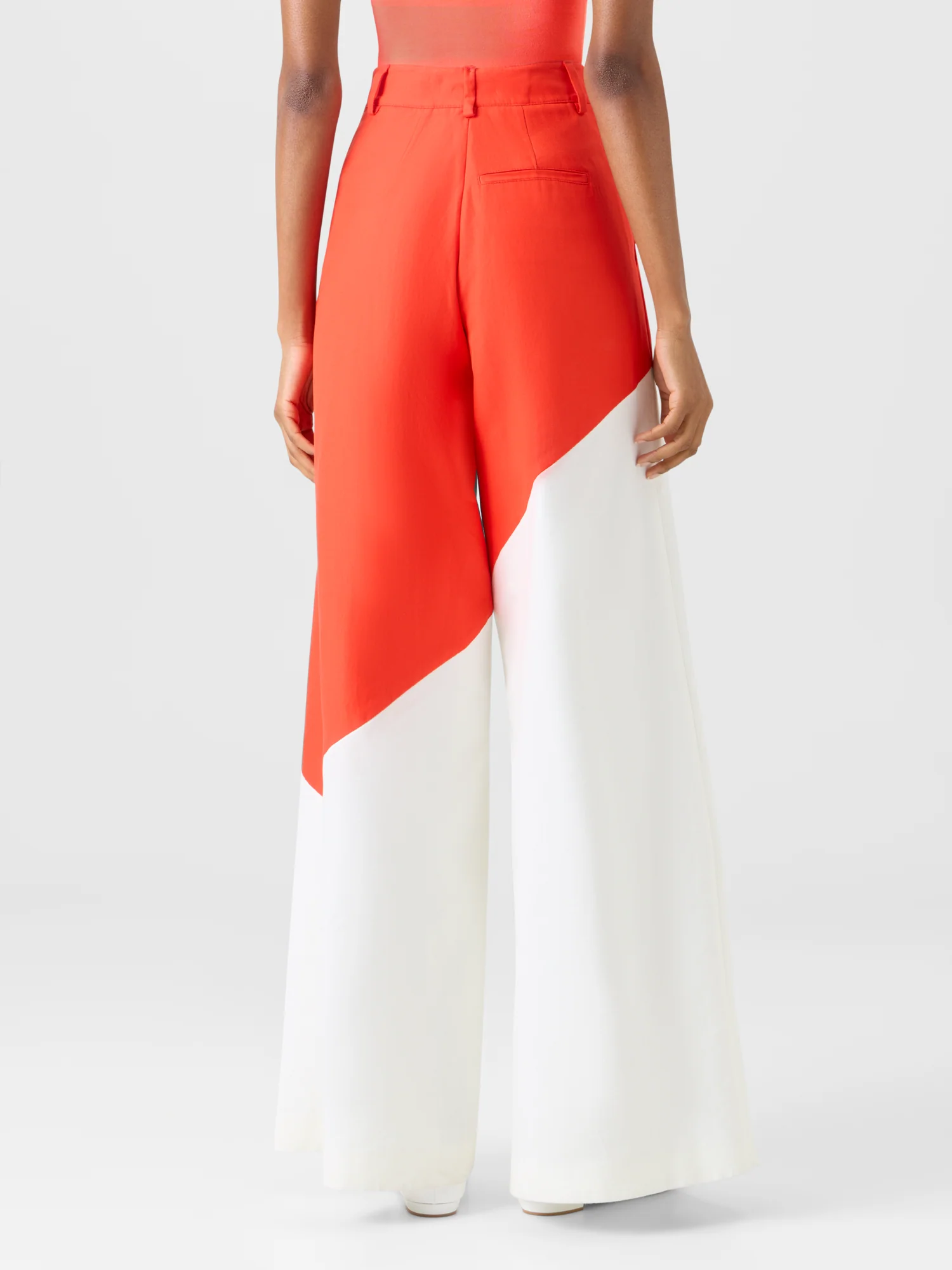 Cassie Wide Pants with Polygon Patchwork - Image 6