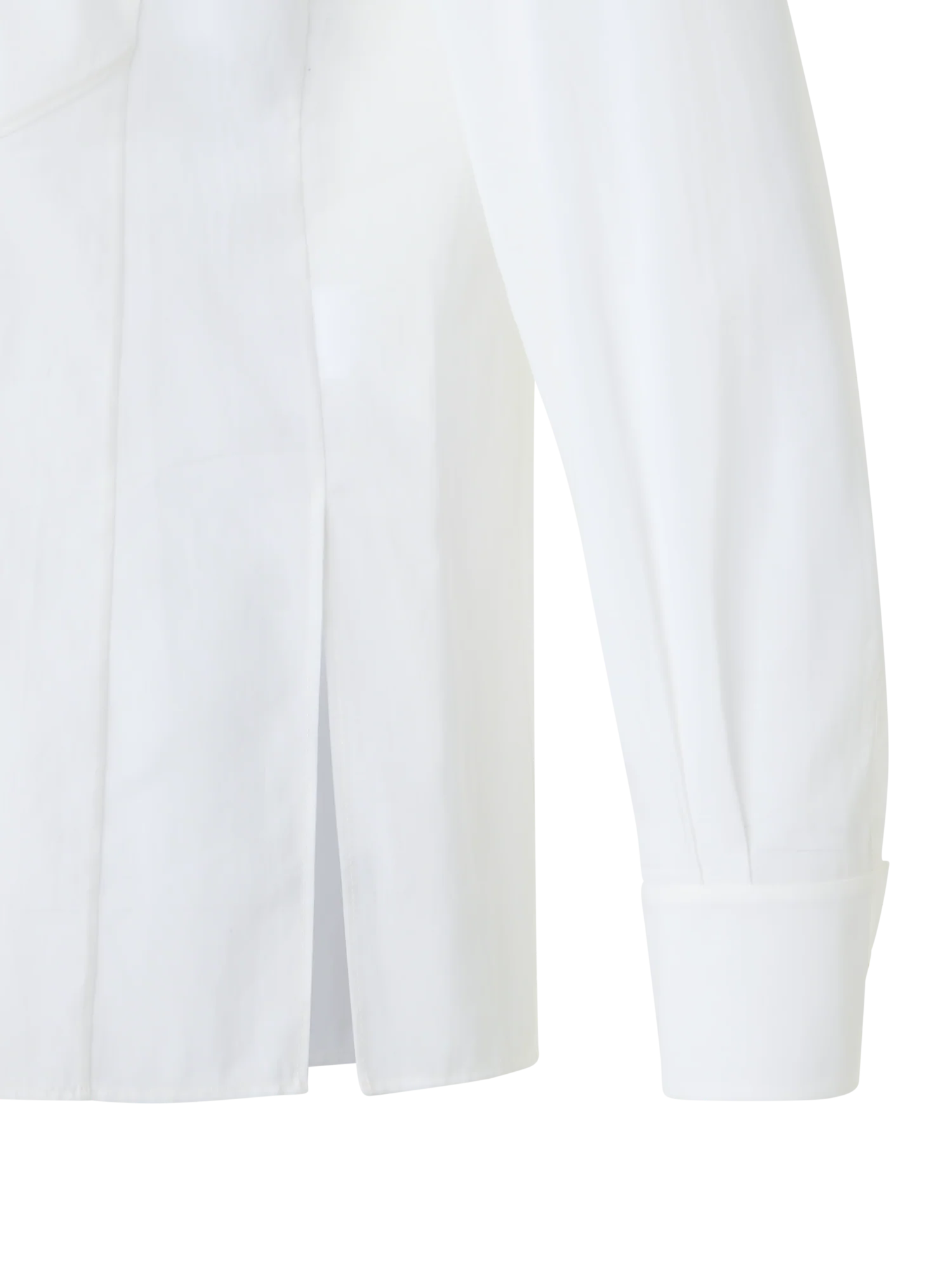 Cotton Blouse with Polygon Inset - Image 7