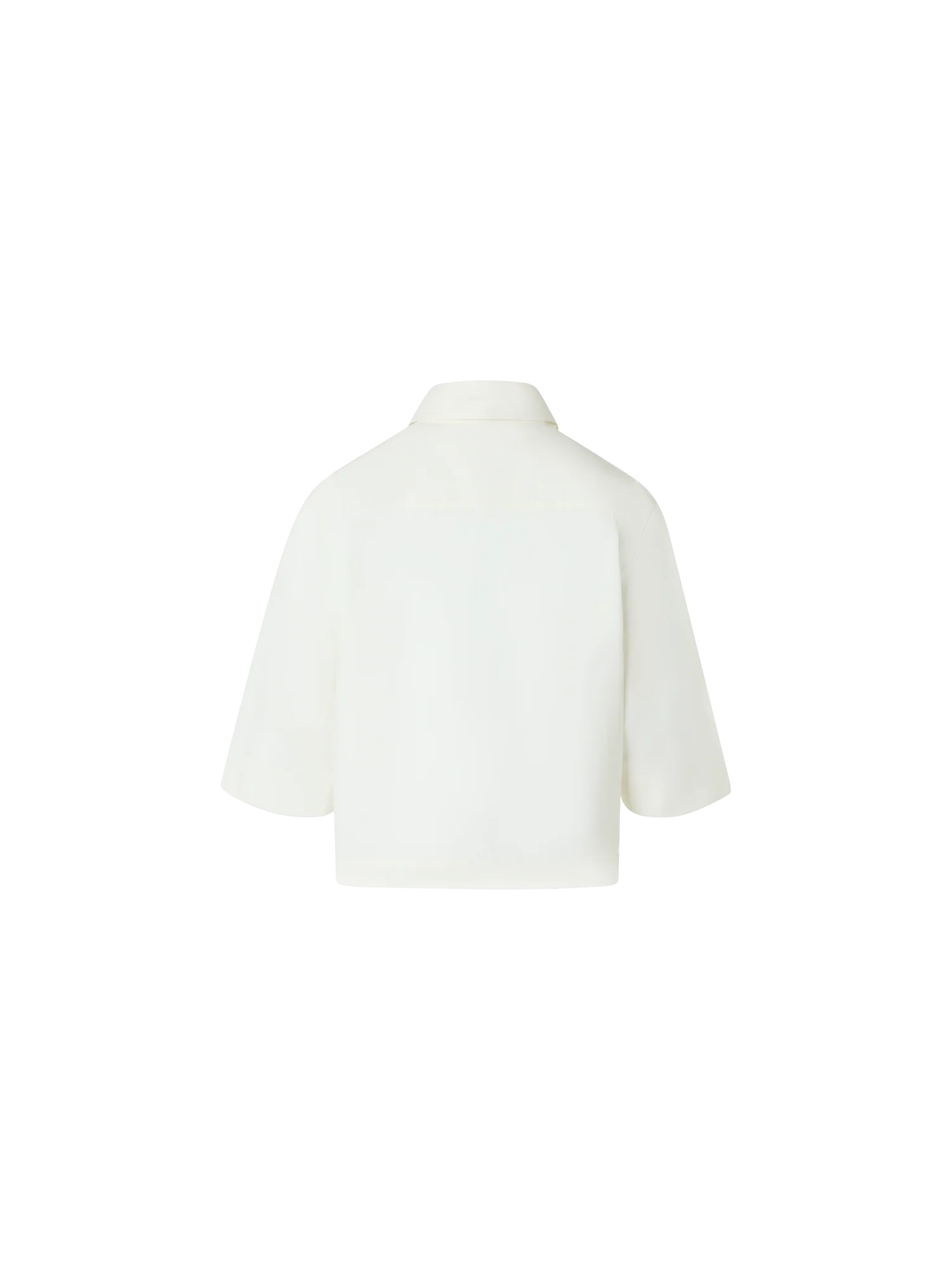 Cotton Boxy Blouse with Eyelet Guipure - Image 6