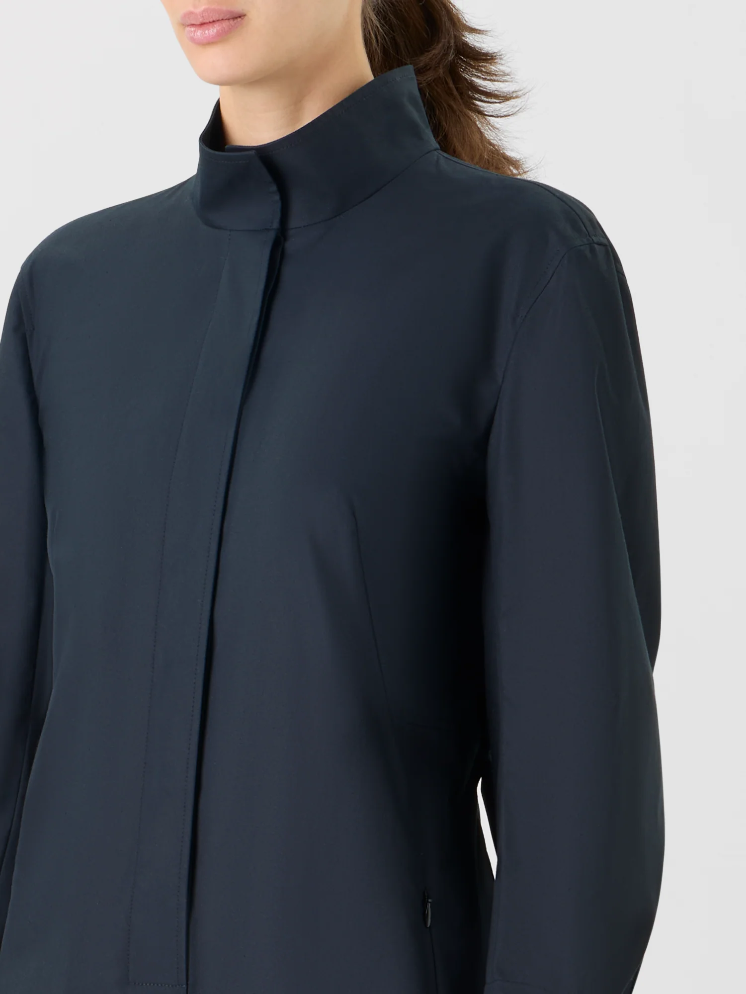 Cotton Gabardine Shirt Dress - Image 4