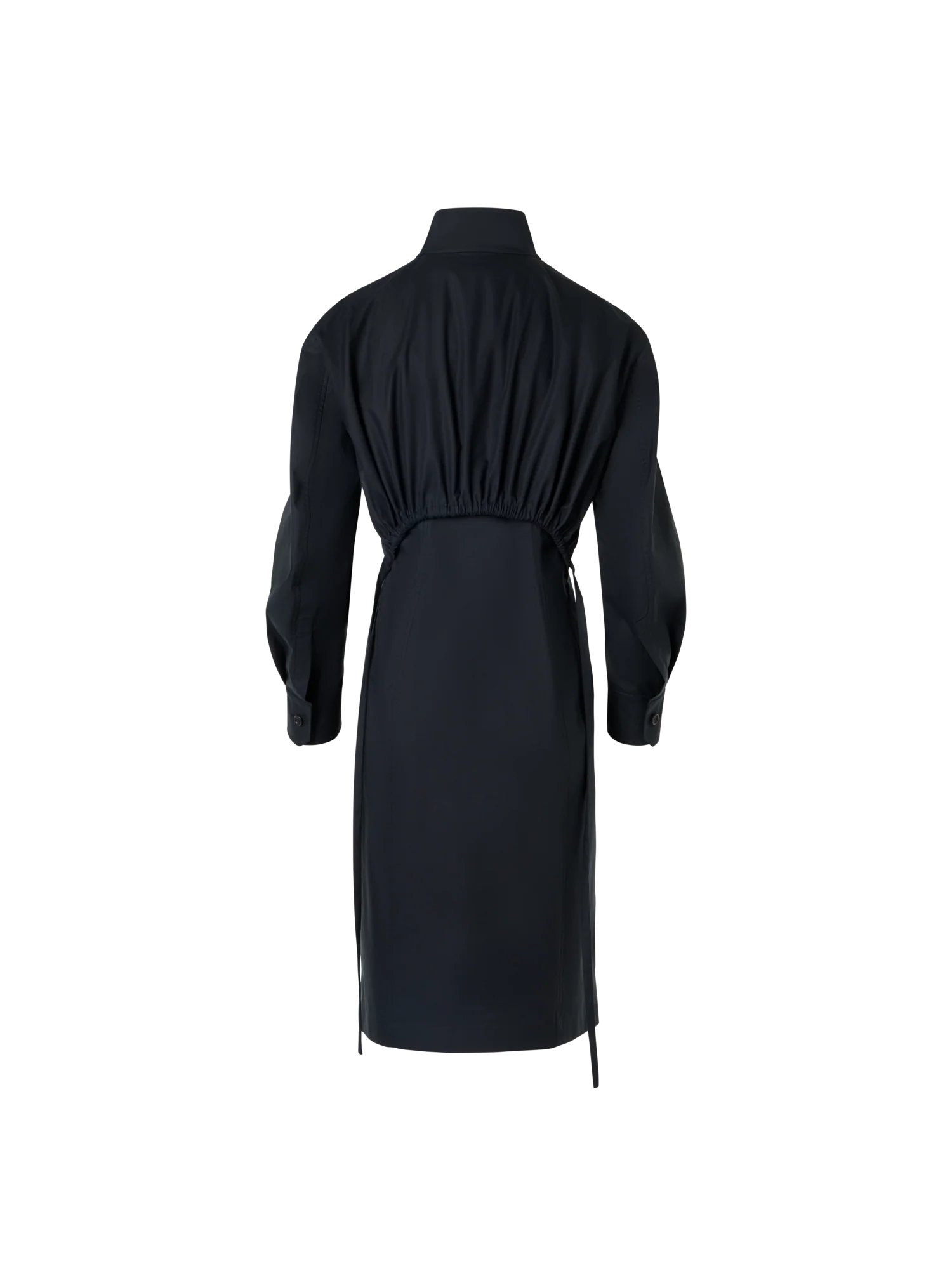 Cotton Gabardine Shirt Dress - Image 5