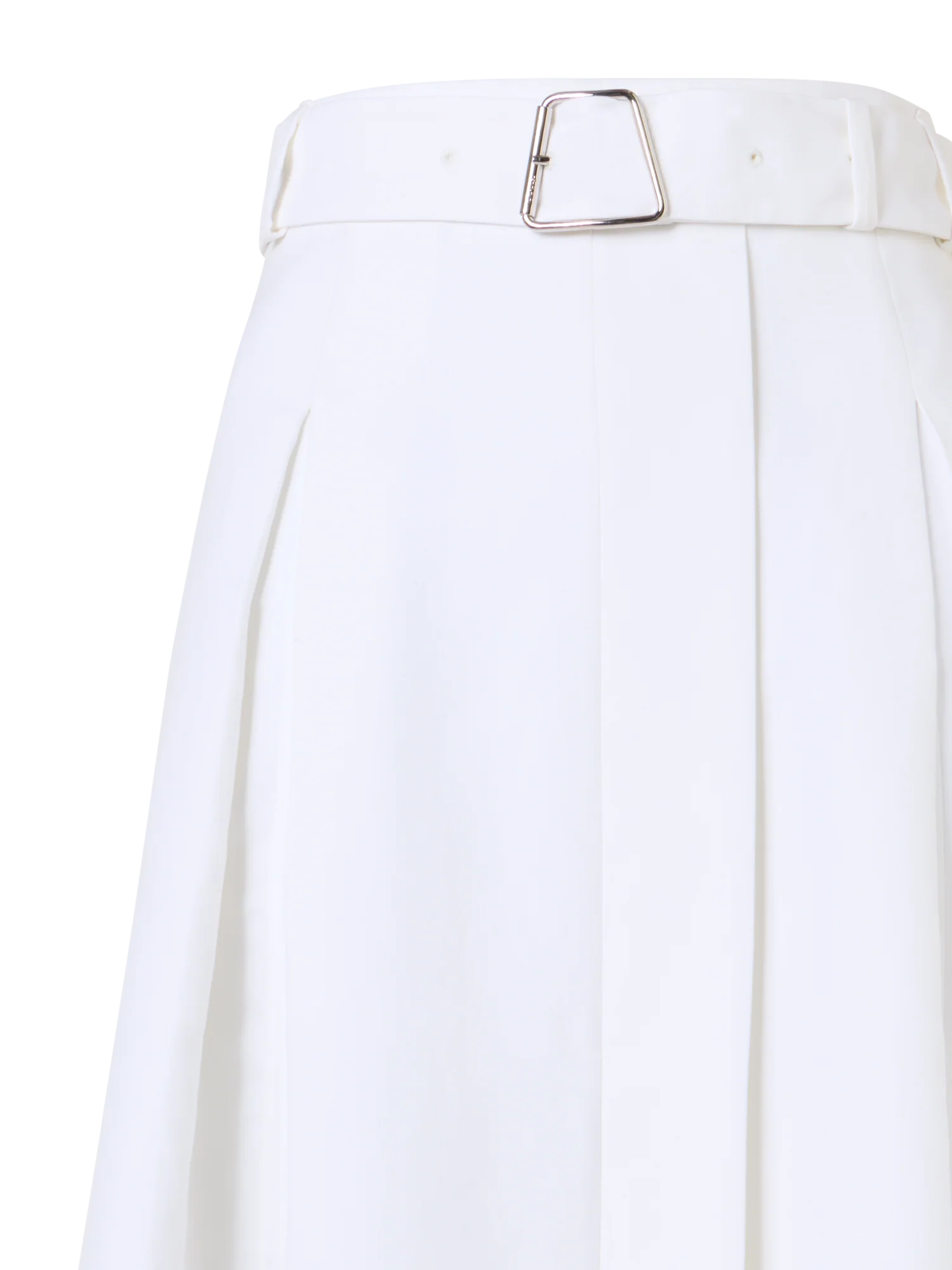 Cotton Midi Skirt with Drawstrings - Image 2