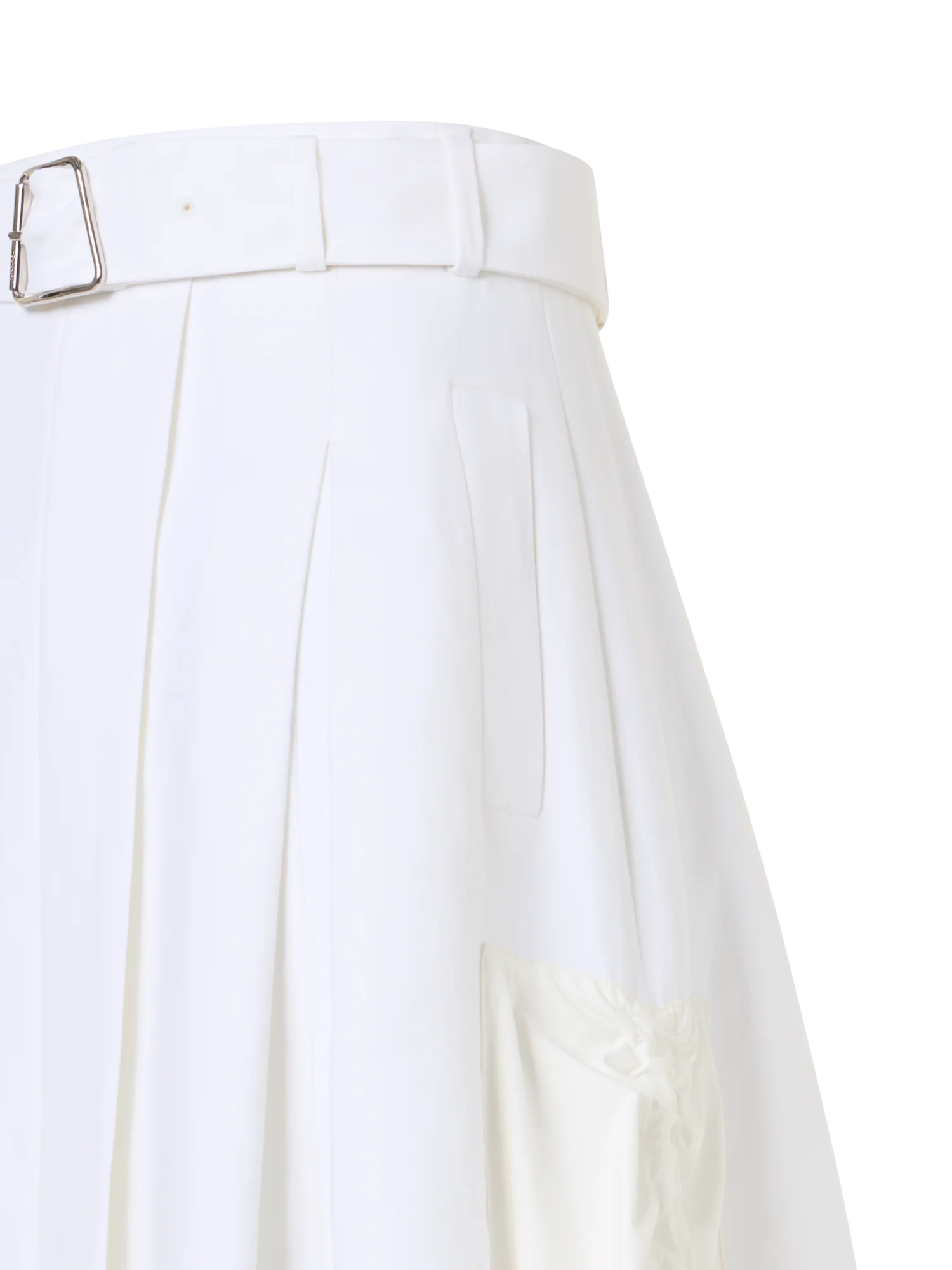 Cotton Midi Skirt with Drawstrings - Image 6