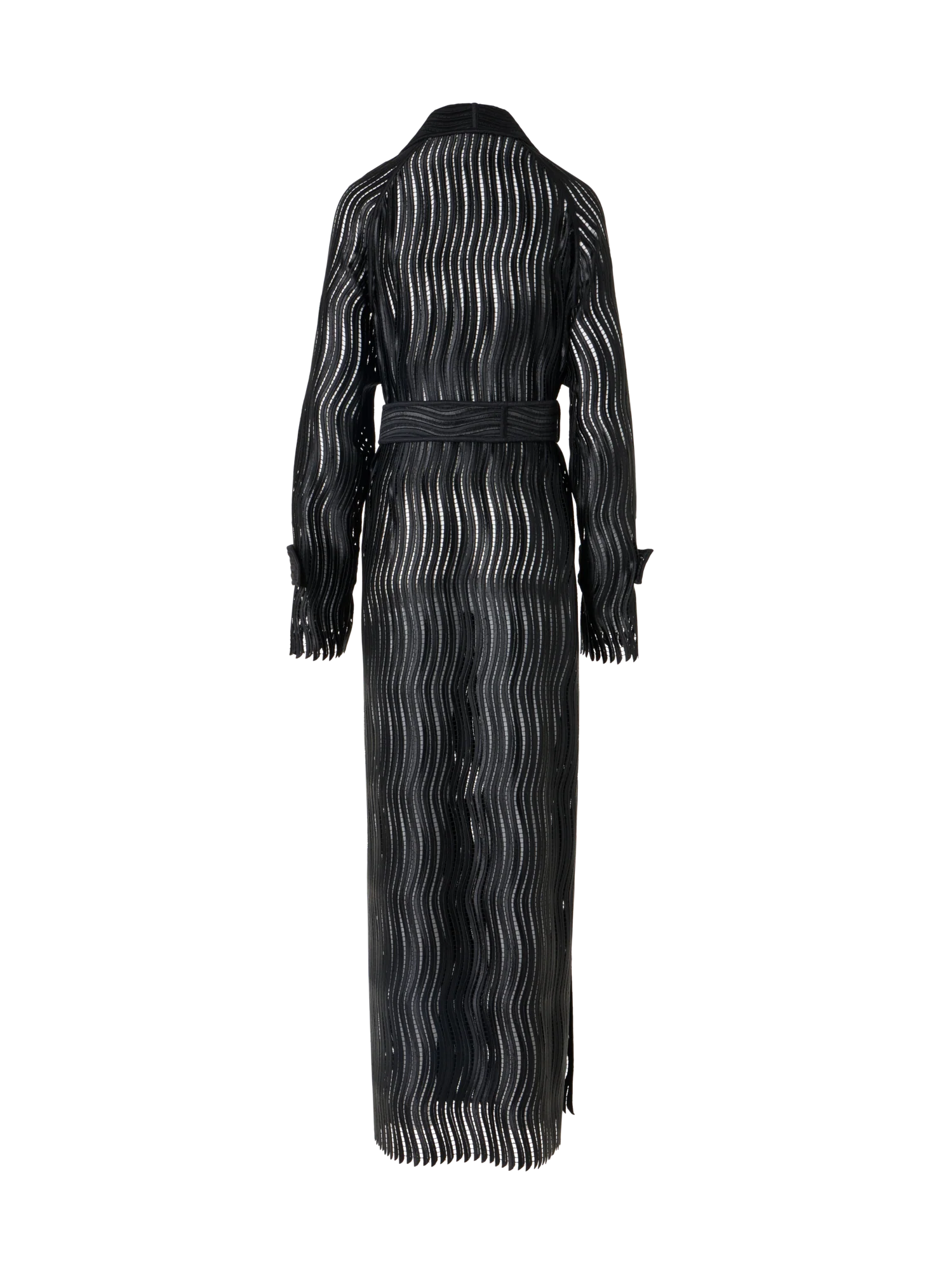 Estelle Long Coat in Wave Guipure - Image 7