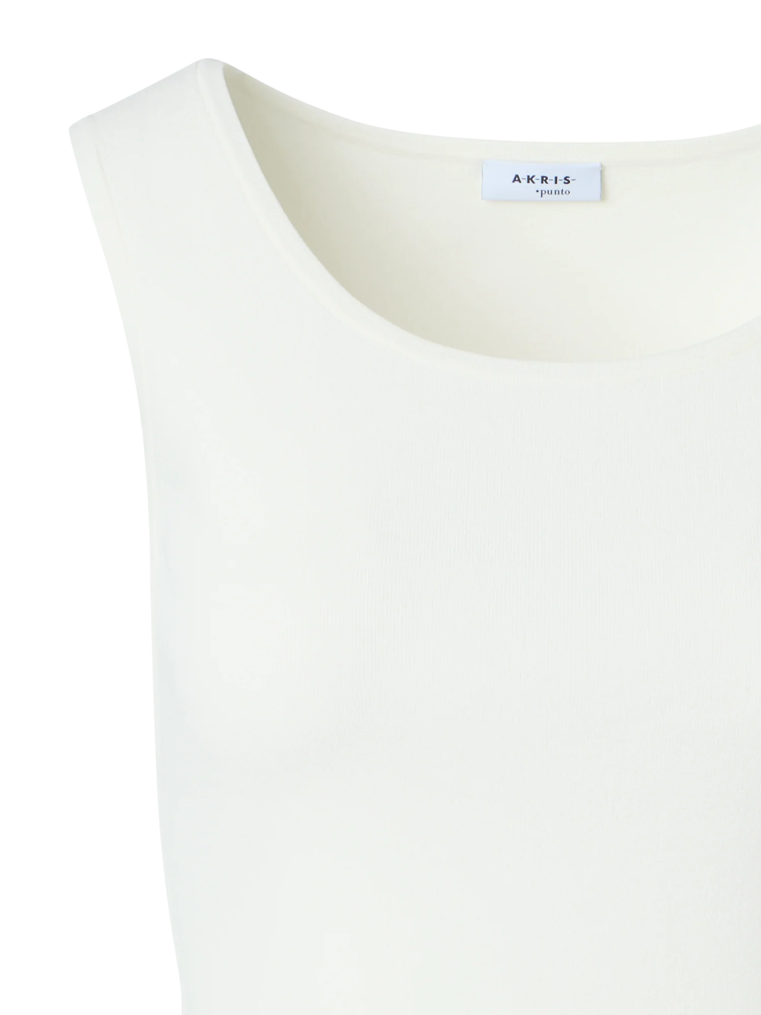 Fitted Viscose Blend Knit Tank Top - Image 3