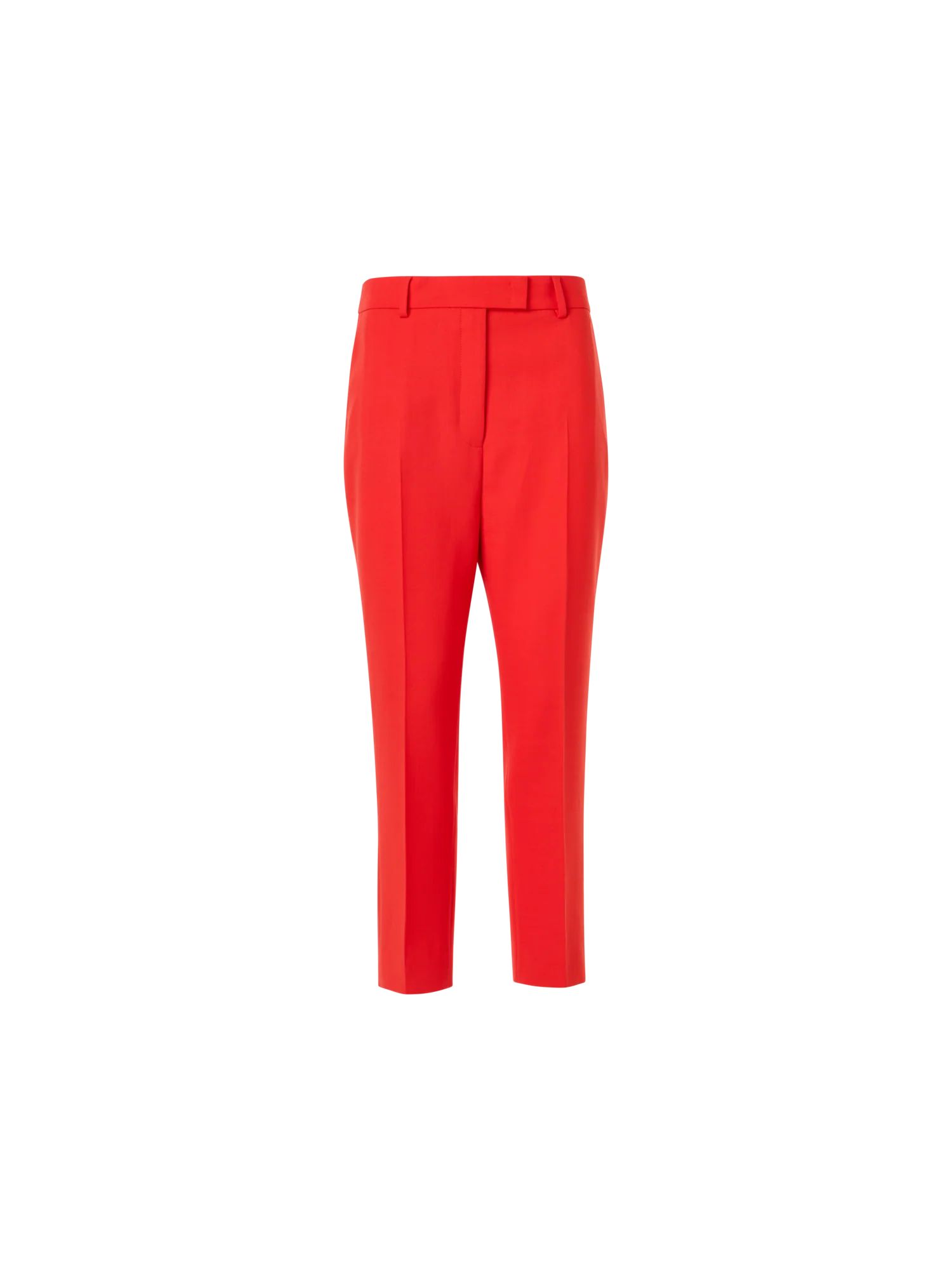 Flavi Slim Capri Pants in Wool Double-Face