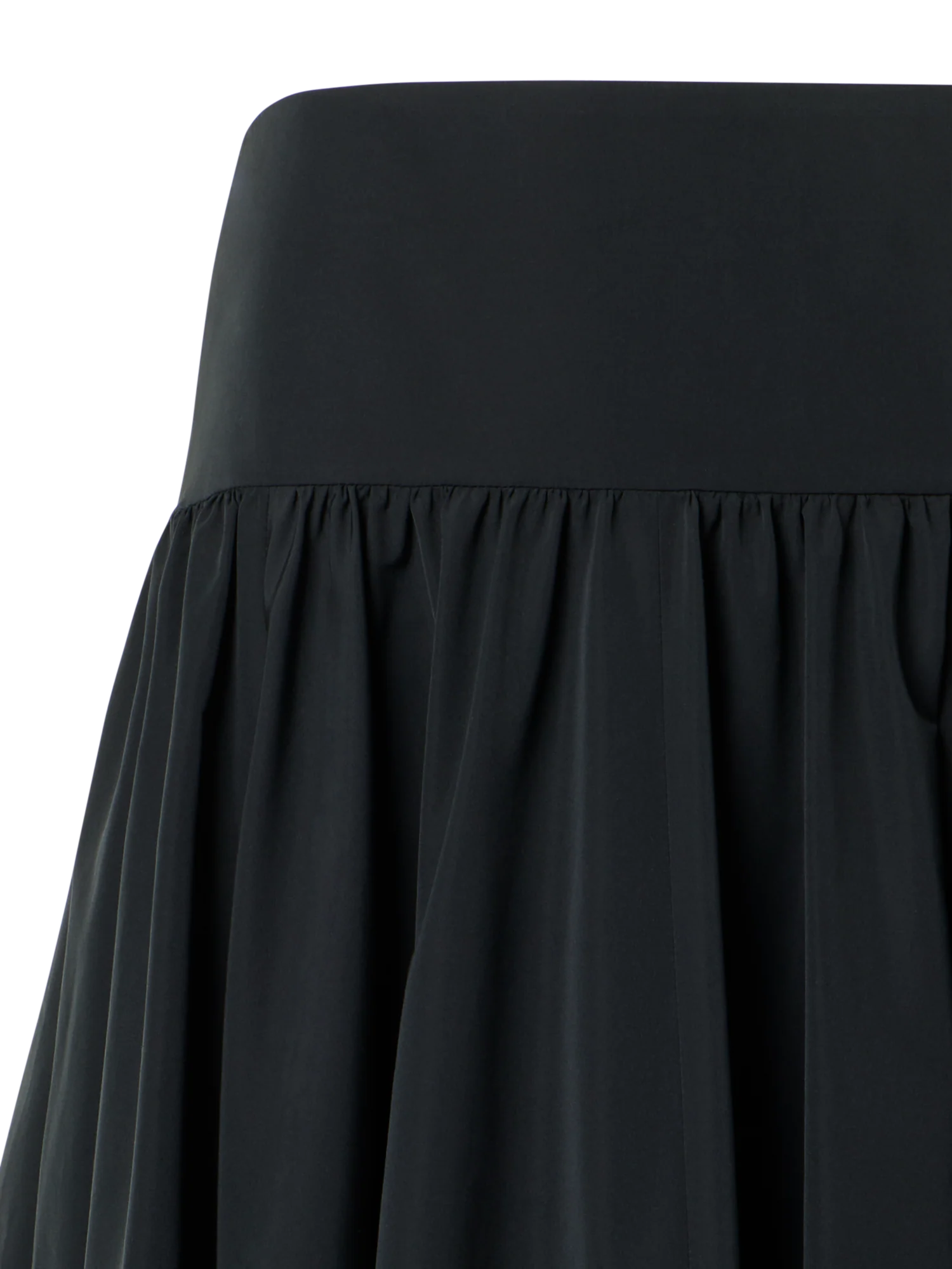 Flounced Midi Taffeta Skirt - Image 3