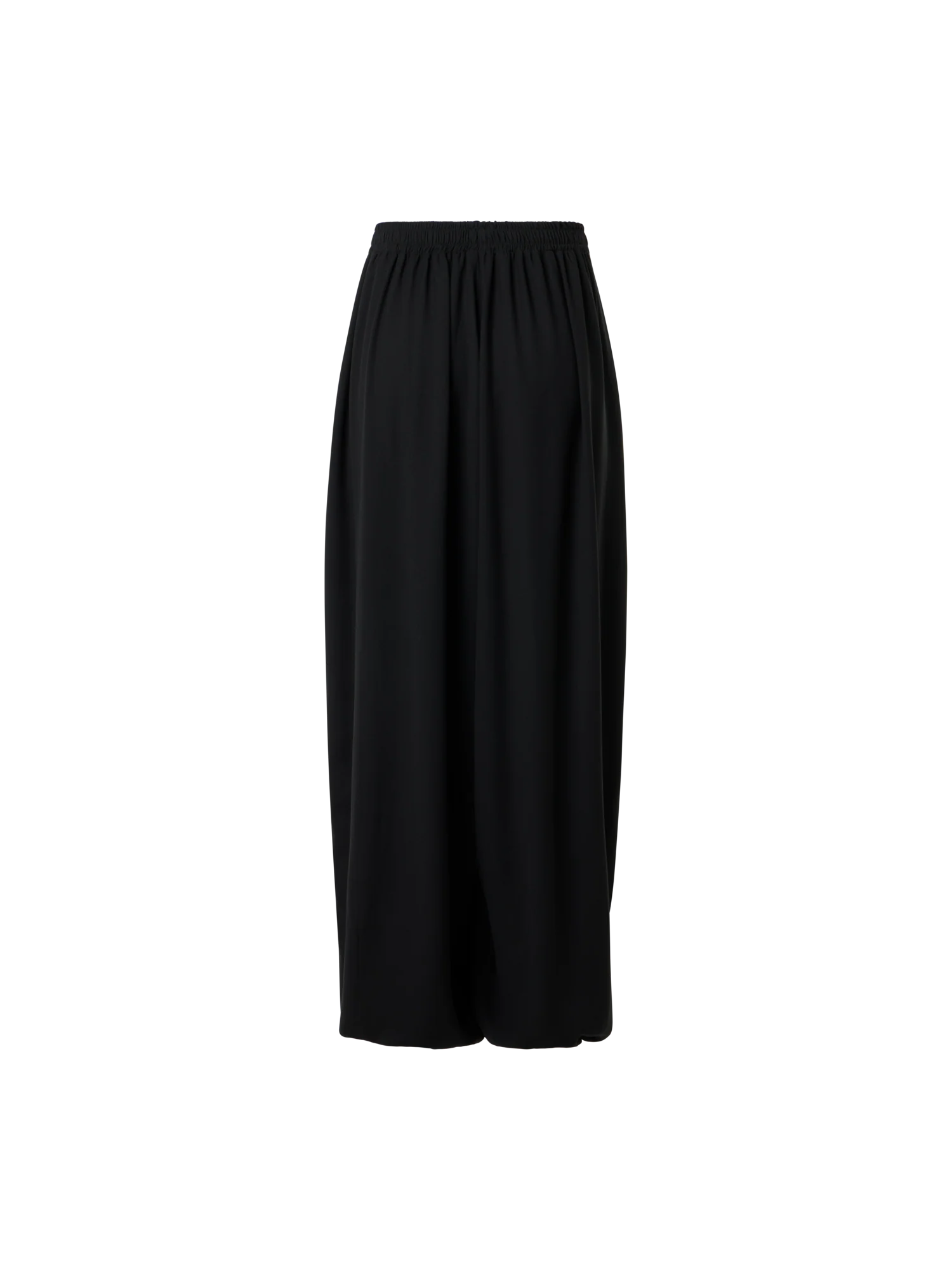 Fresia Wide Leg Viscose Pants with Elastic Cuffs