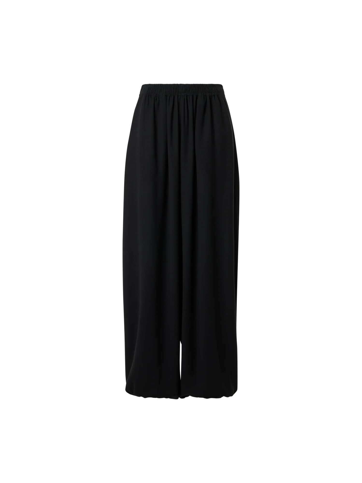 Fresia Wide Leg Viscose Pants with Elastic Cuffs - Image 4