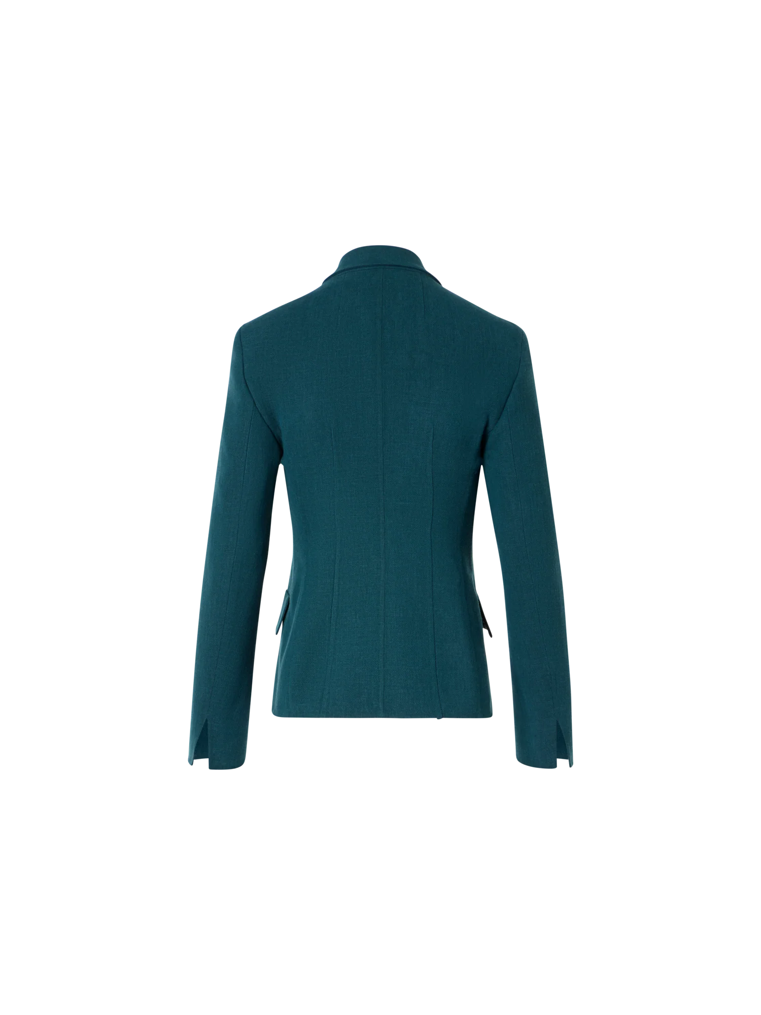 Hannah Fitted Double-Breasted Linen Wool Jacket - Image 7