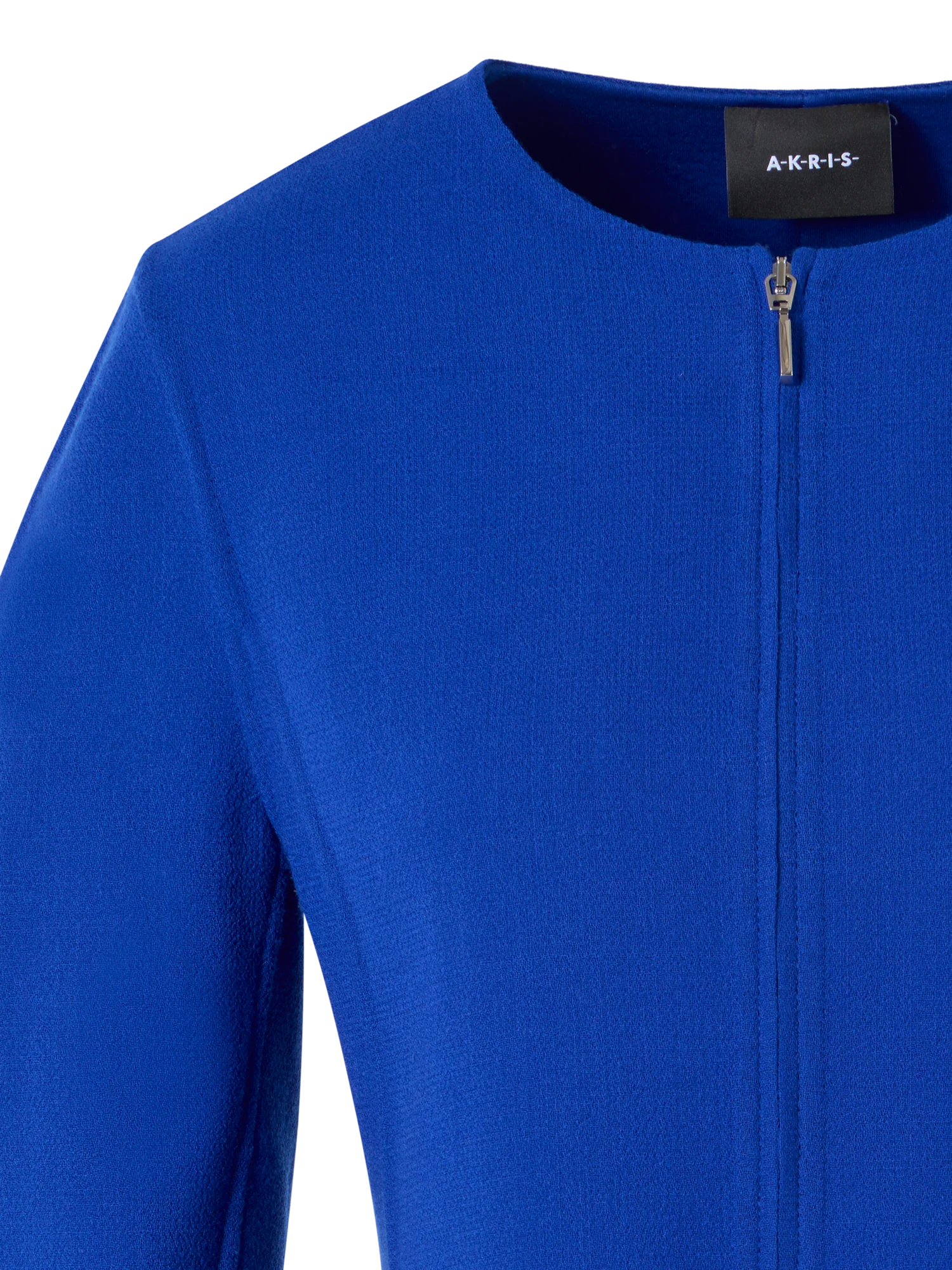 Harriet Short Fitted Jacket in Wool Double-Face - Image 2