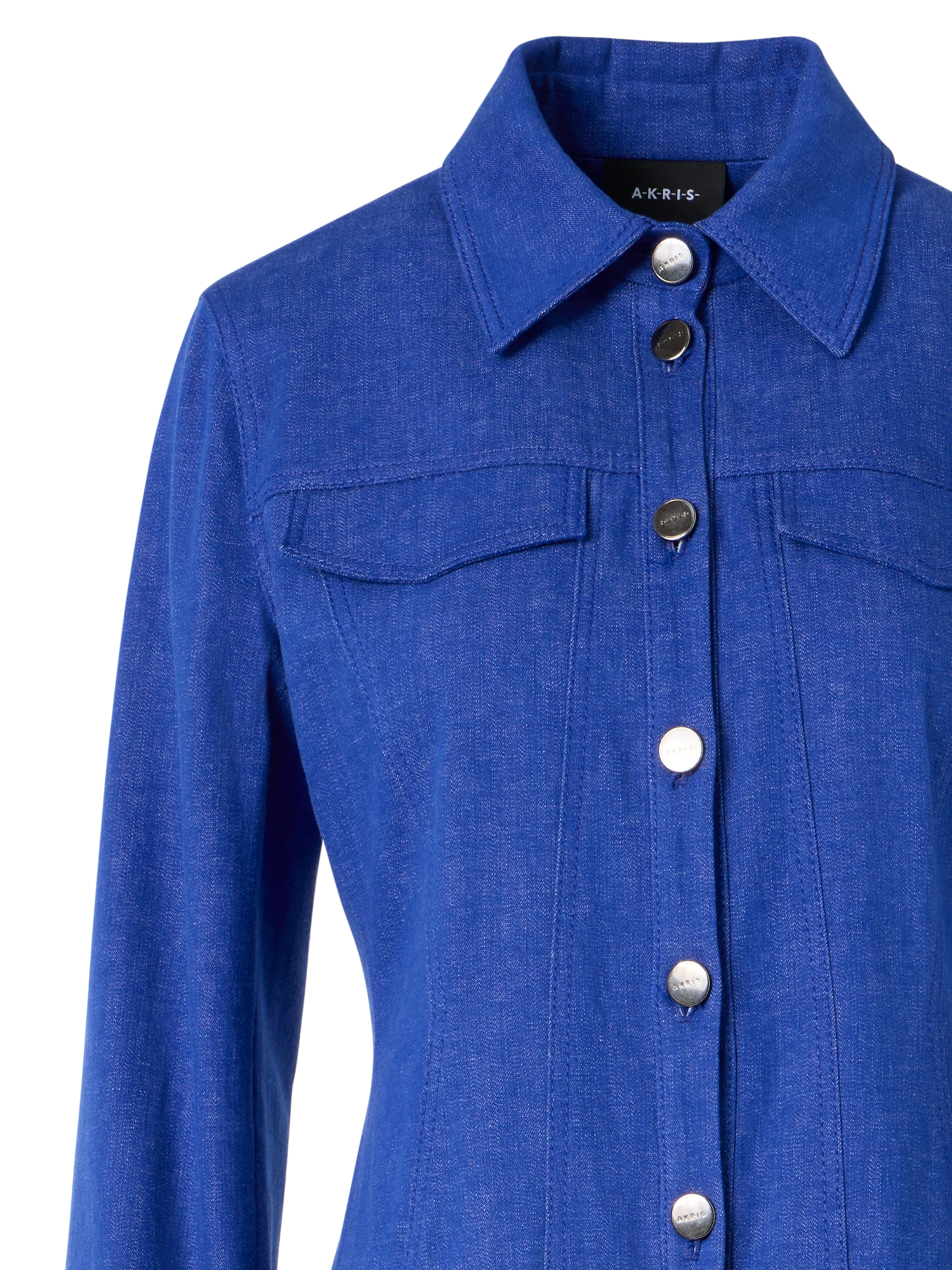 Hellan Fitted Jumpsuit in Cotton Denim - Image 3