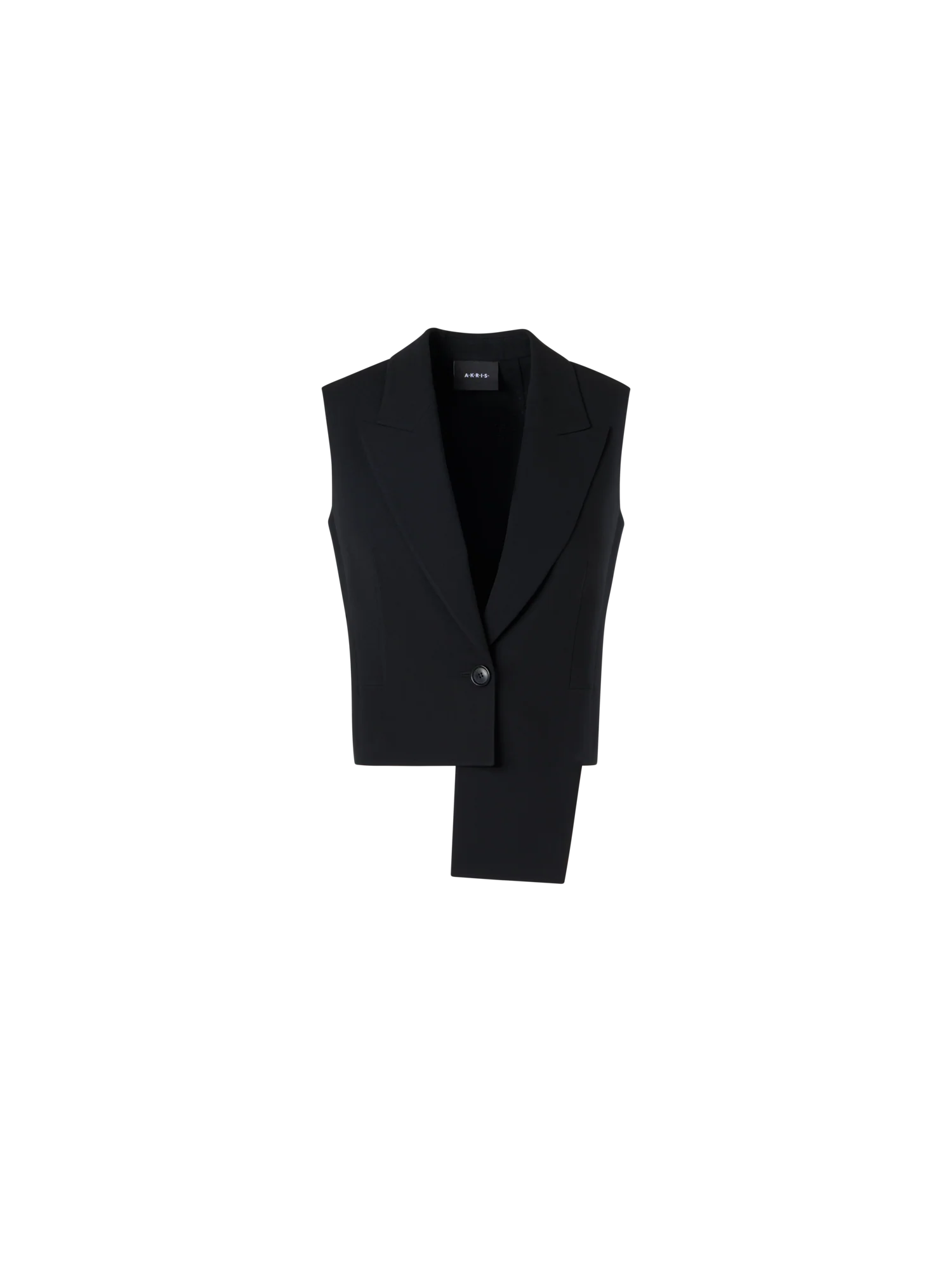 Helline Asymmetrical Jacket with Detachable Bolero - Image 2