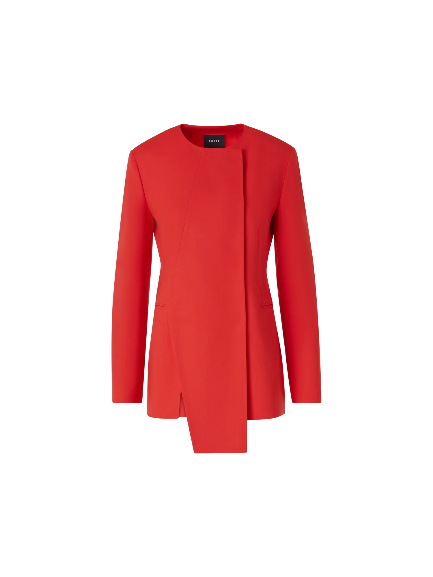 Hemil Fitted Jacket with Polygon Patchwork