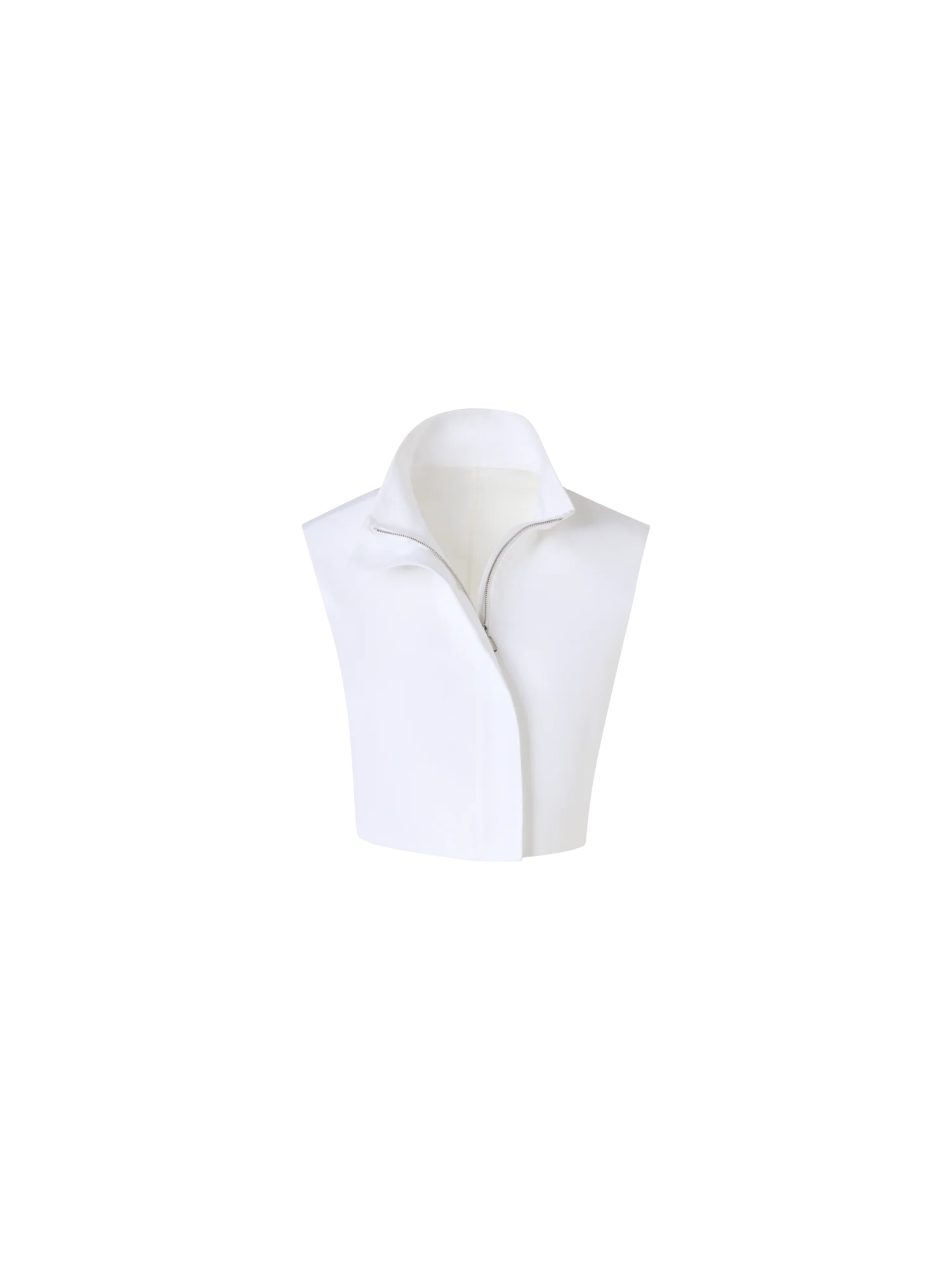 Hester Structured Short Cotton Double-Face Gilet