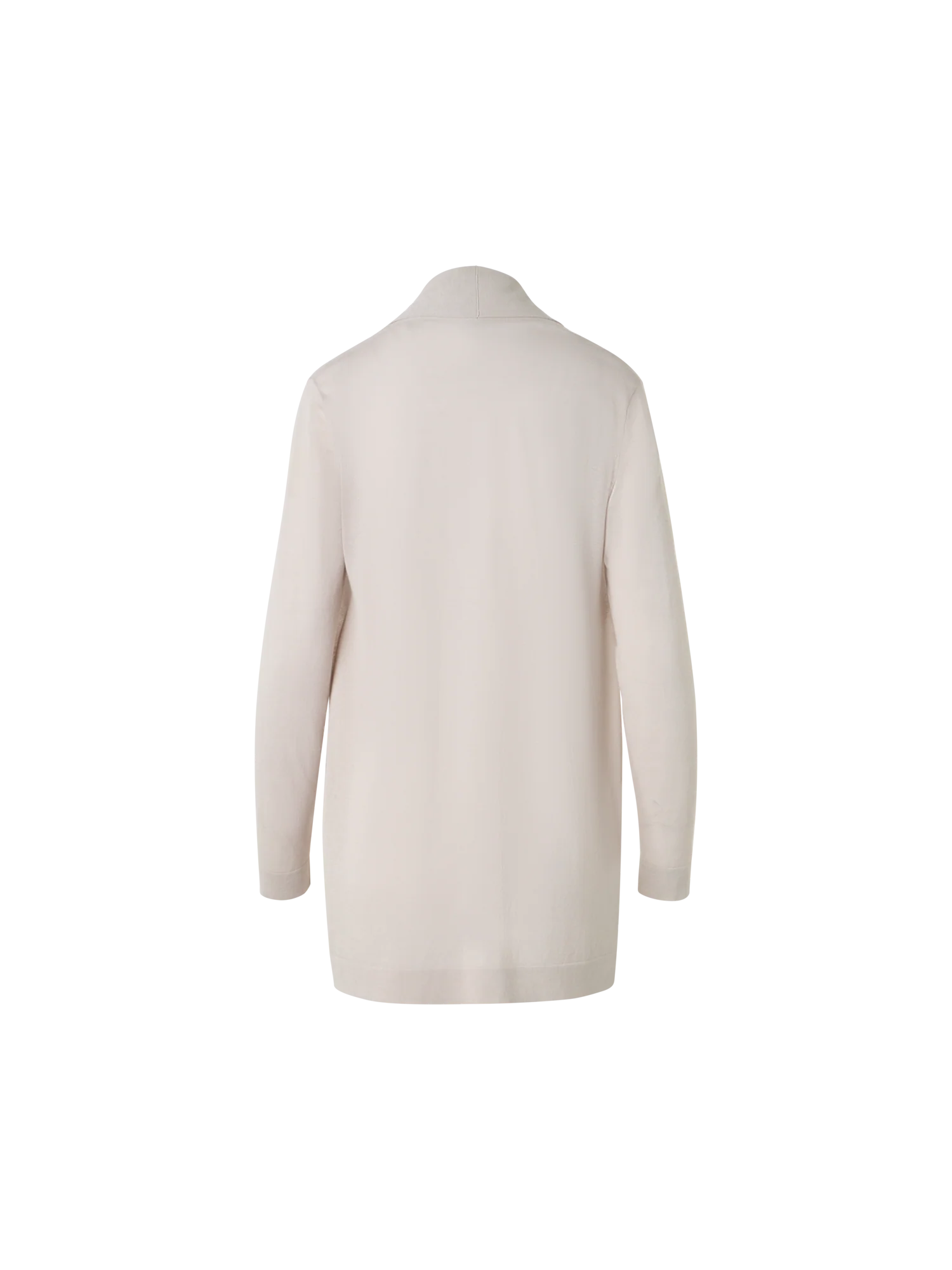 Long Silk Cotton Cardigan with Shawl Collar - Image 6