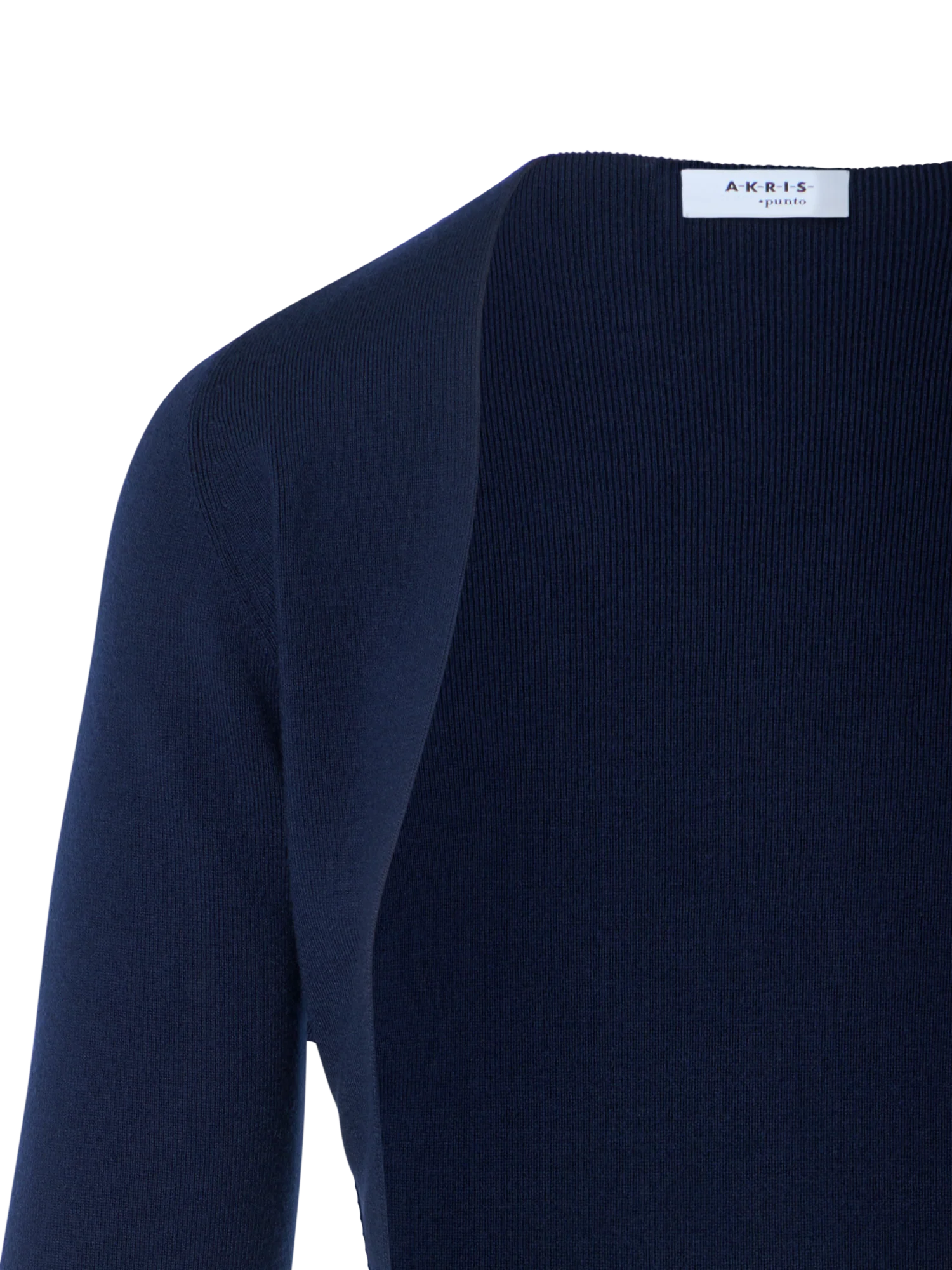 Merino Wool Cropped Bolero Cardigan - Image 3