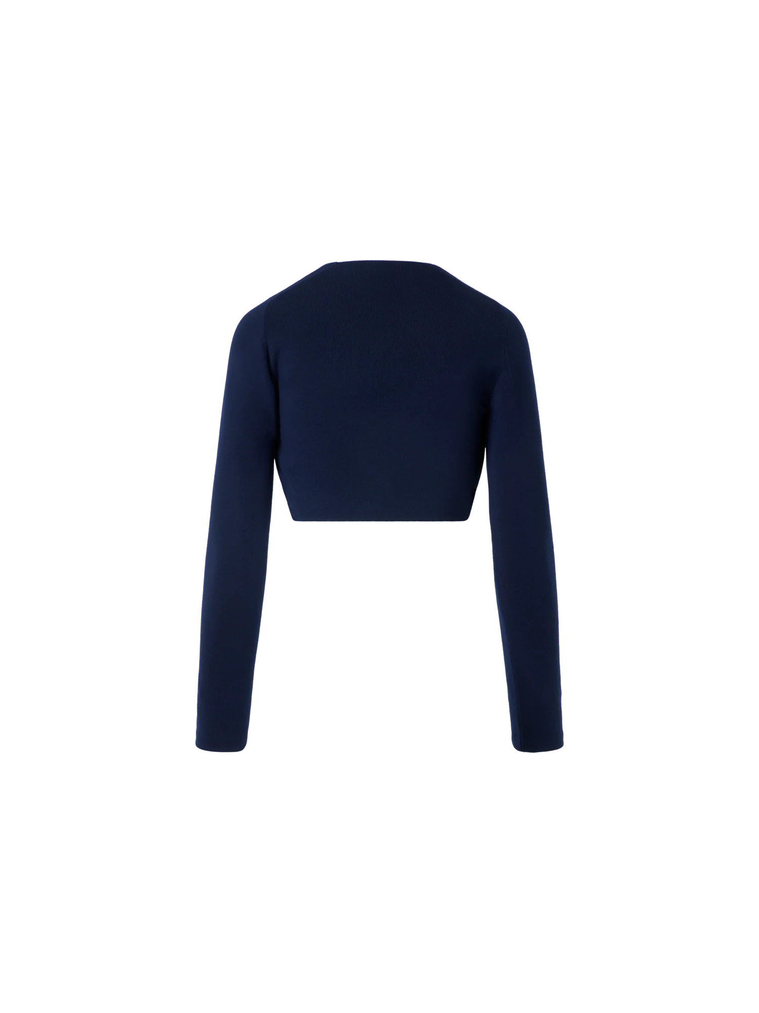 Merino Wool Cropped Bolero Cardigan - Image 6