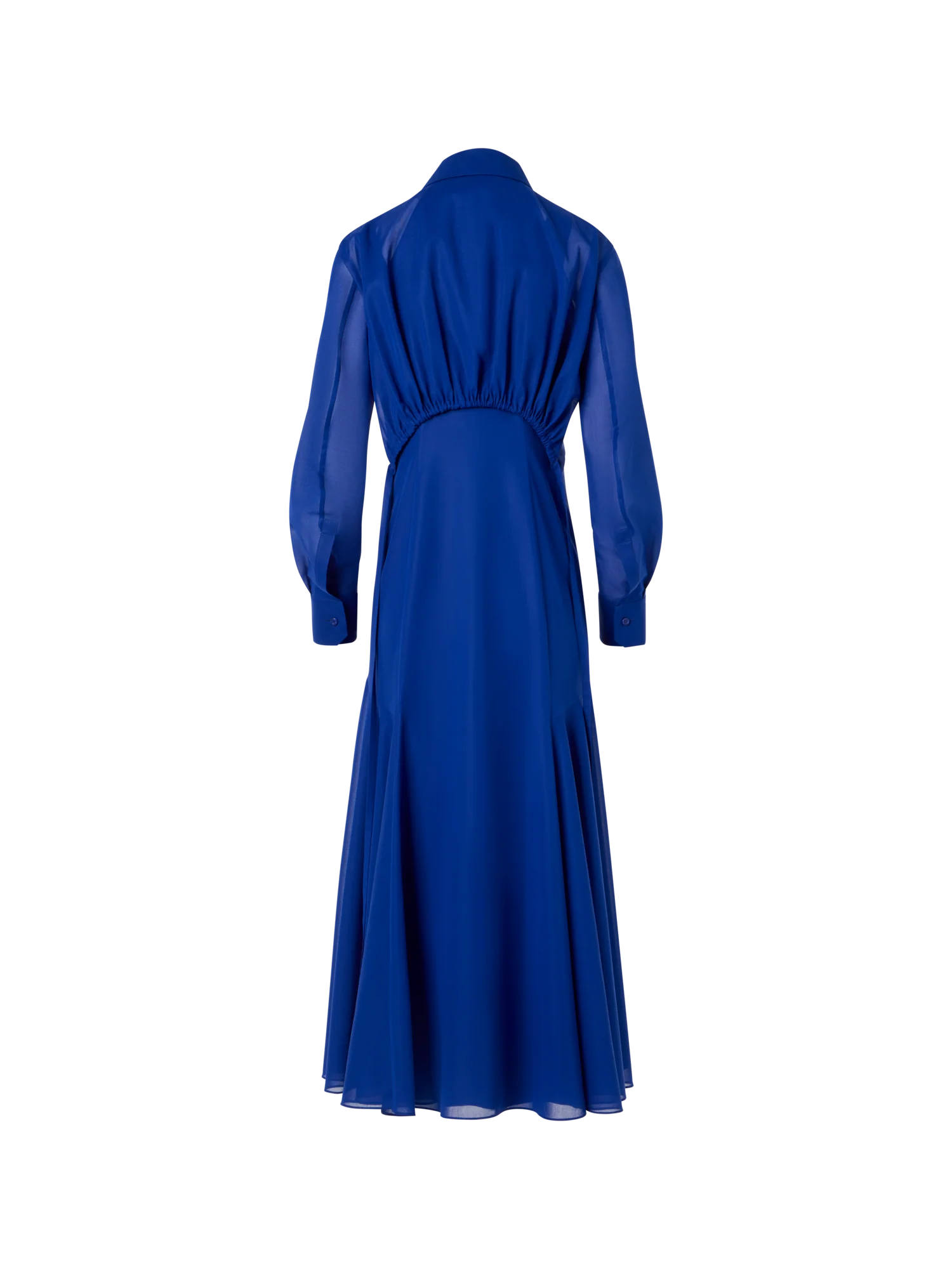 Midi A-Line Dress in Cotton Voile - Image 5