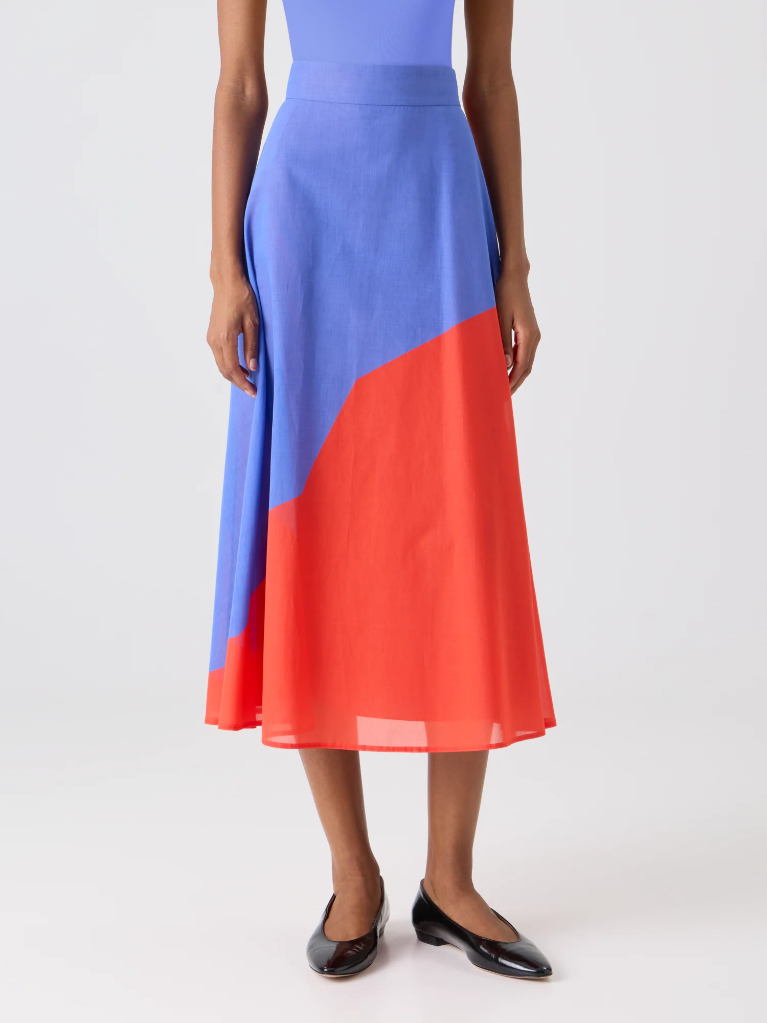 Midi Skirt with High Plains Print - Image 6