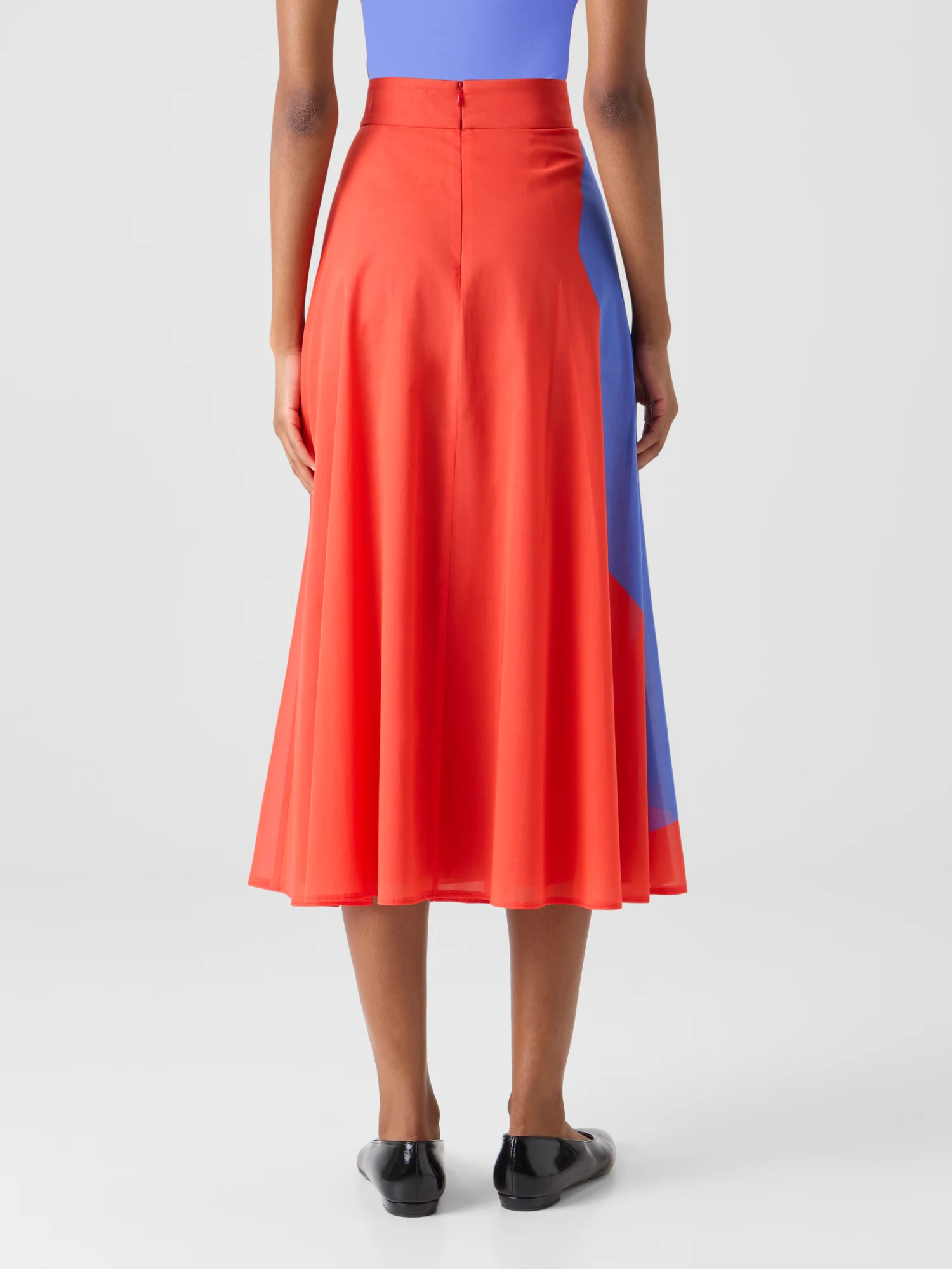 Midi Skirt with High Plains Print - Image 7