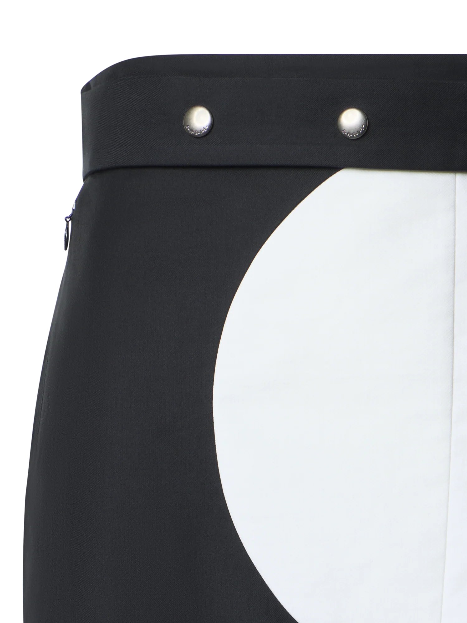 Midi Skirt with Wrap Look and Cloud Print - Image 3