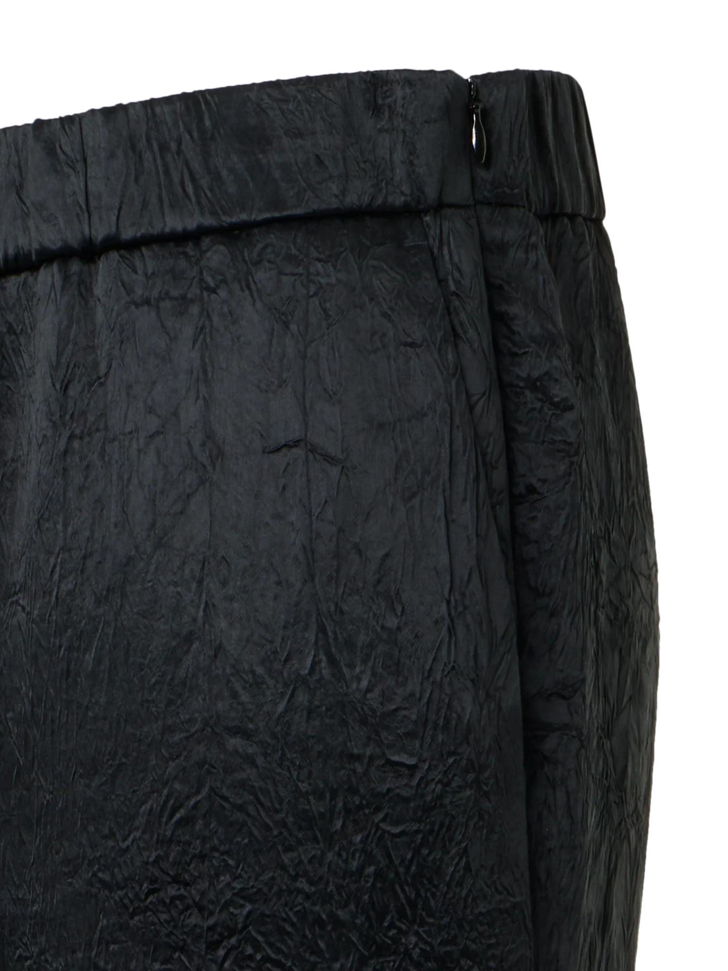 Mike Drawstring Crinkled Satin Jogger Pants - Image 4