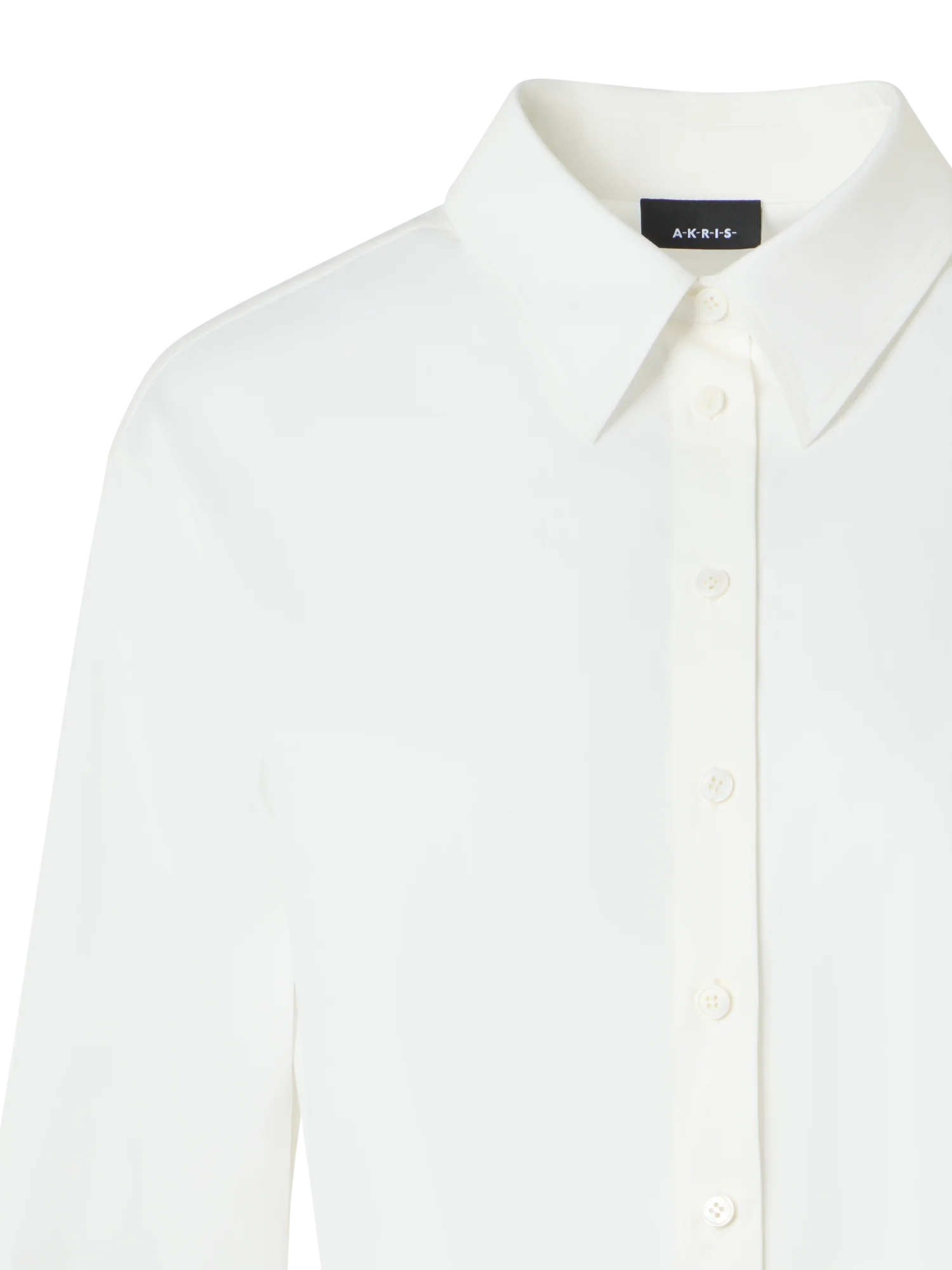 Oversize Cotton Blouse with Poligon Patchwork - Image 3
