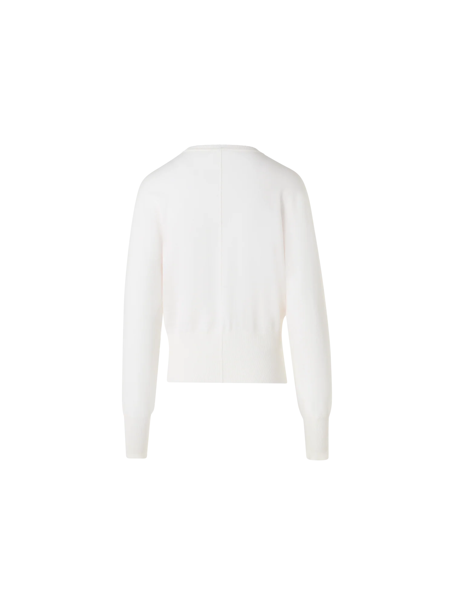 Oversize Linen Cotton Sweater with Polygon Intarsia - Image 6