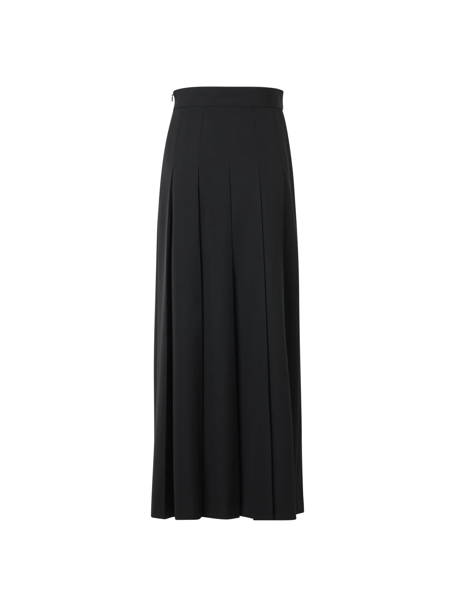 Pleated Wool Midi Skirt - Image 6