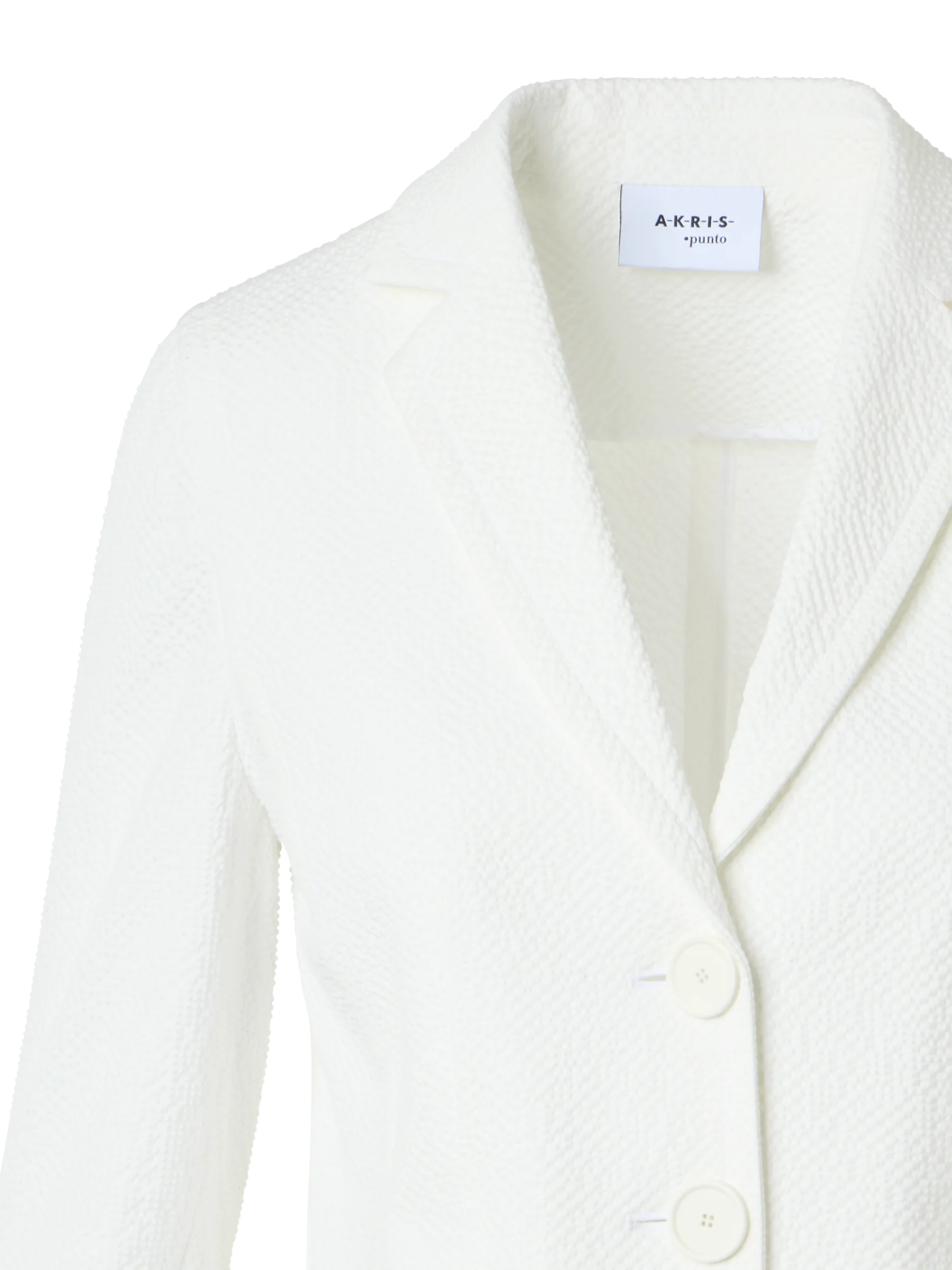 Relaxed Cotton Stretch Seersucker Jacket - Image 4