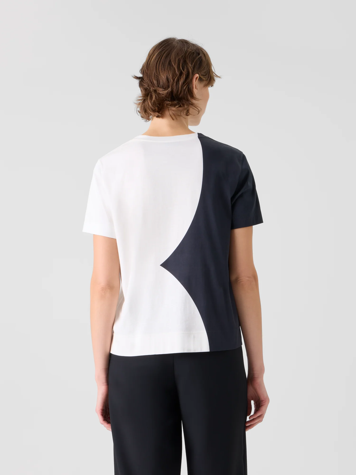 Relaxed Cotton T-Shirt with Cloud Print - Image 7