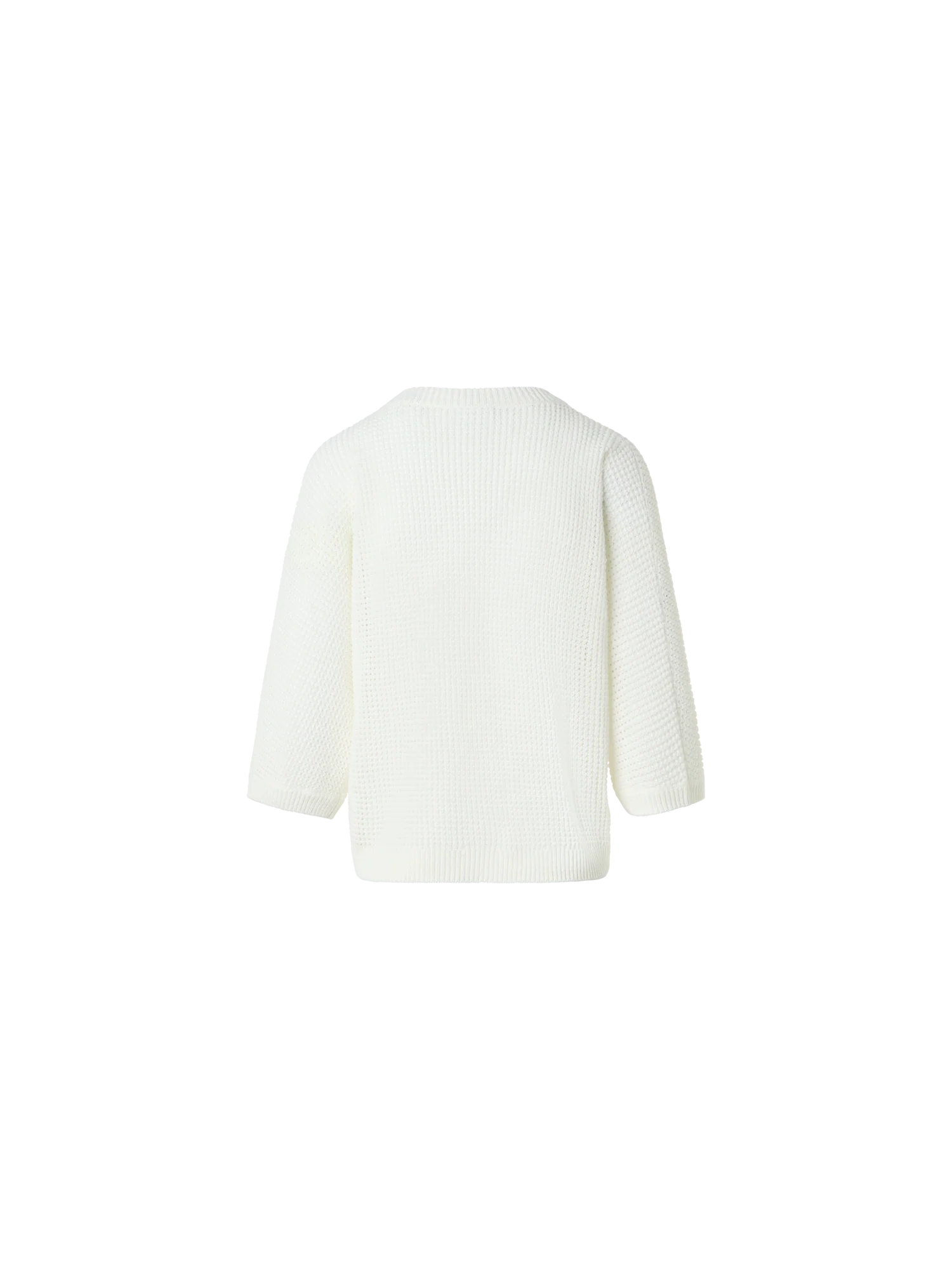 Relaxed Linen-Cotton Boxy Knit Sweater - Image 5