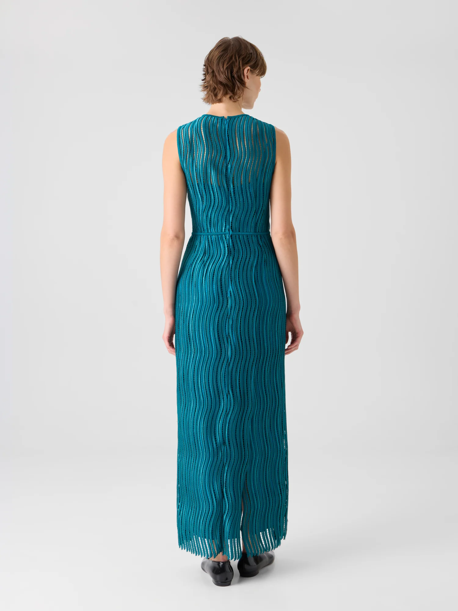 Sheath Dress in Wave Guipure - Image 6