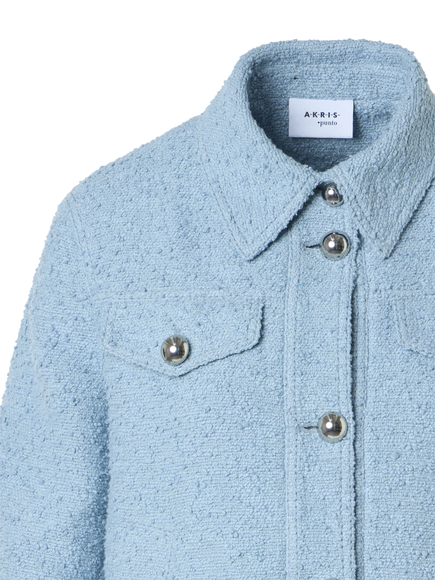 Short Bouclé Cotton Summer Jacket - Image 3