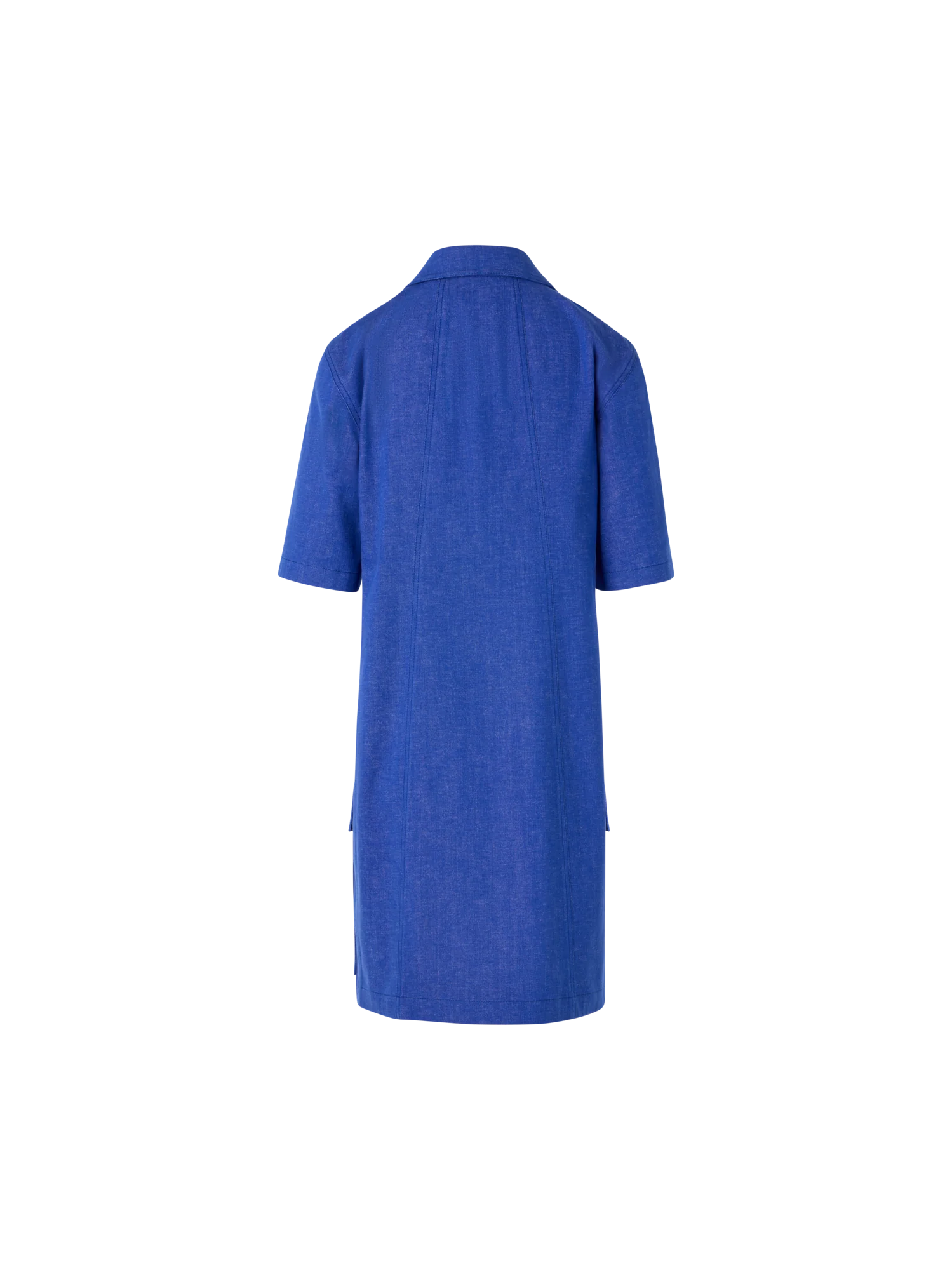 Short Denim Polo Dress - Image 4