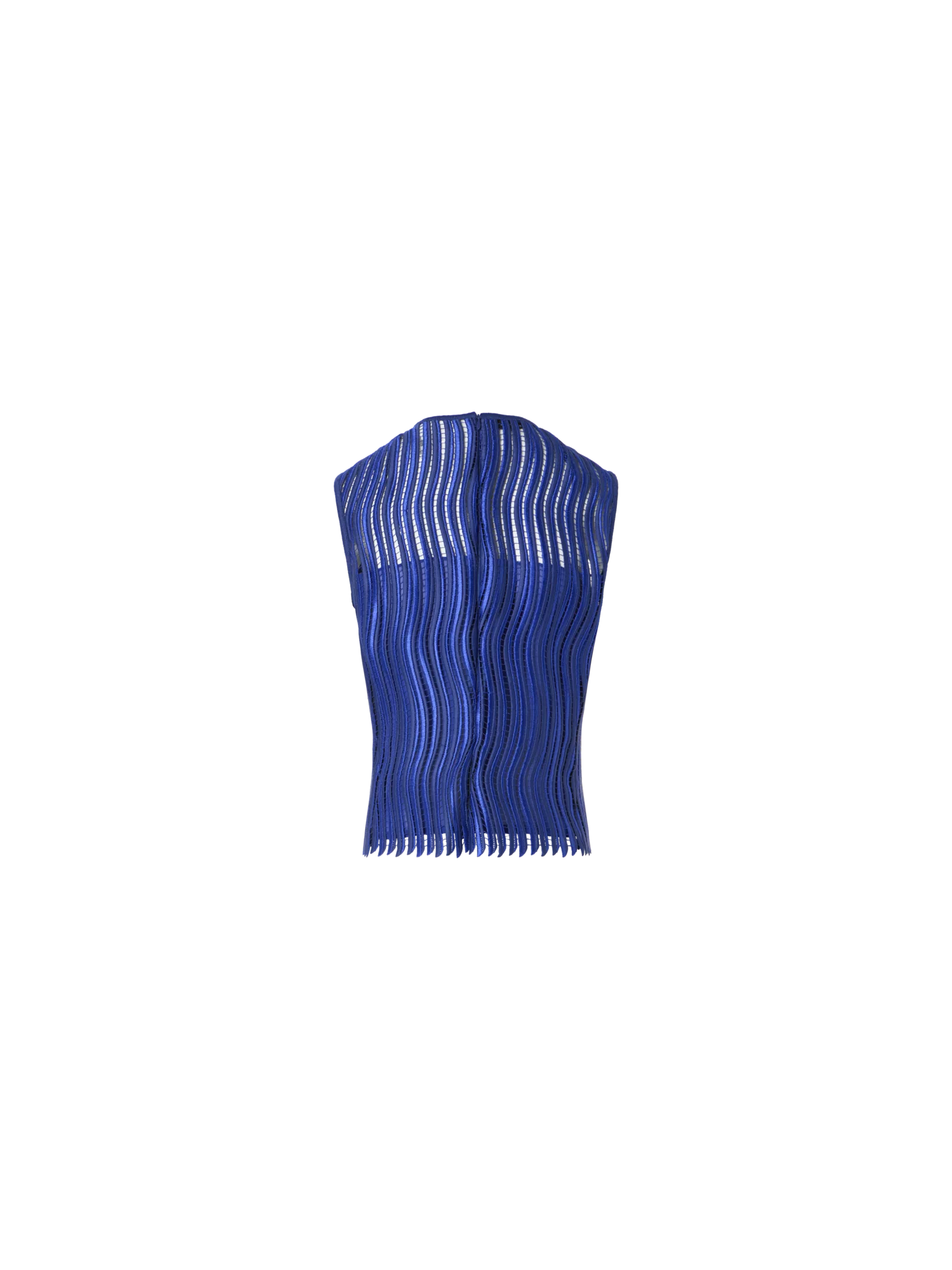 Sleeveless Blouse in Wave Guipure - Image 6