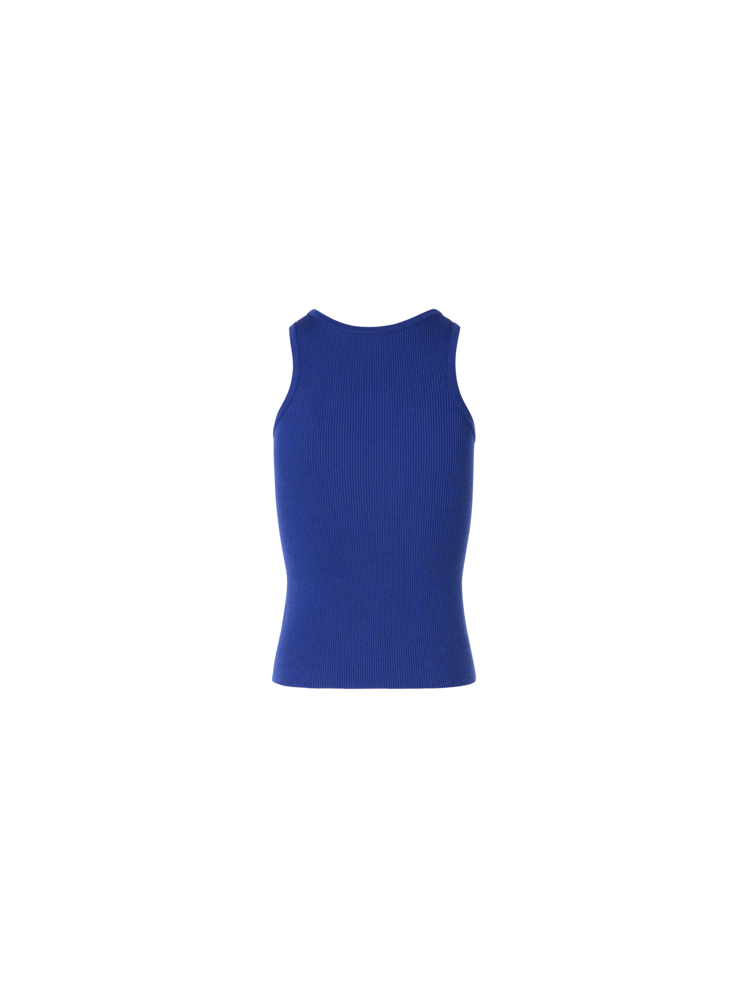 Sleeveless Ribbed Silk Knit Top - Image 5